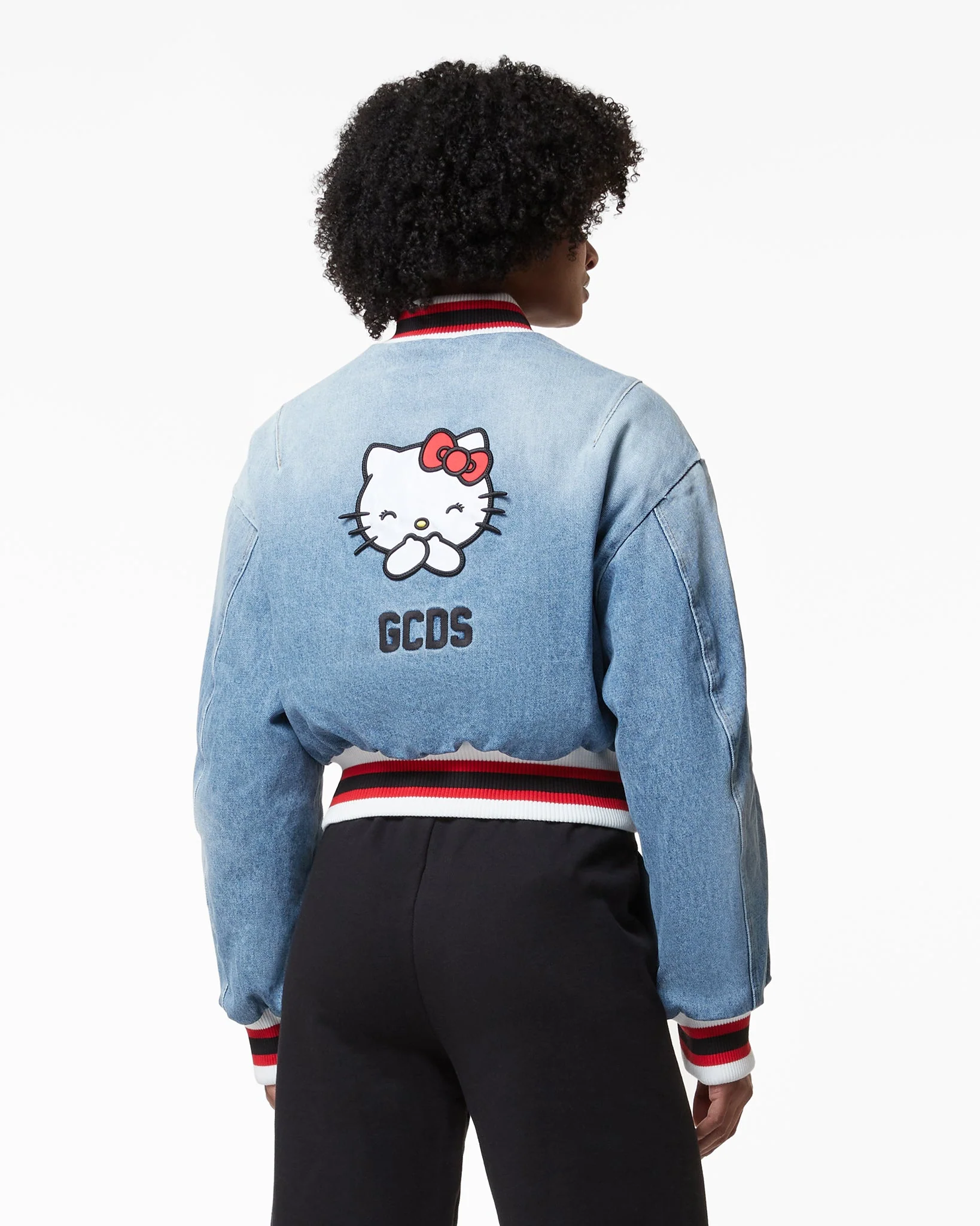 Bomber Hello Kitty In Denim - Image 4