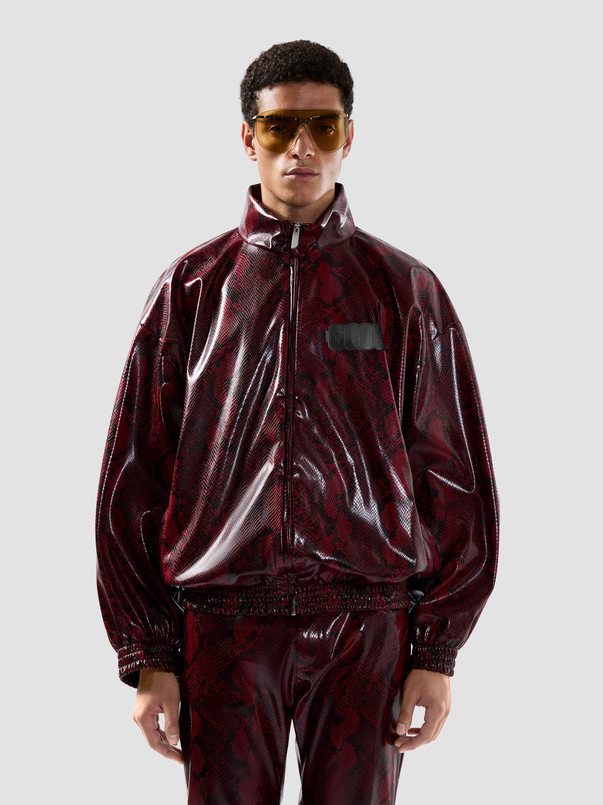 Bomber in ecopelle effetto pitone - Image 3