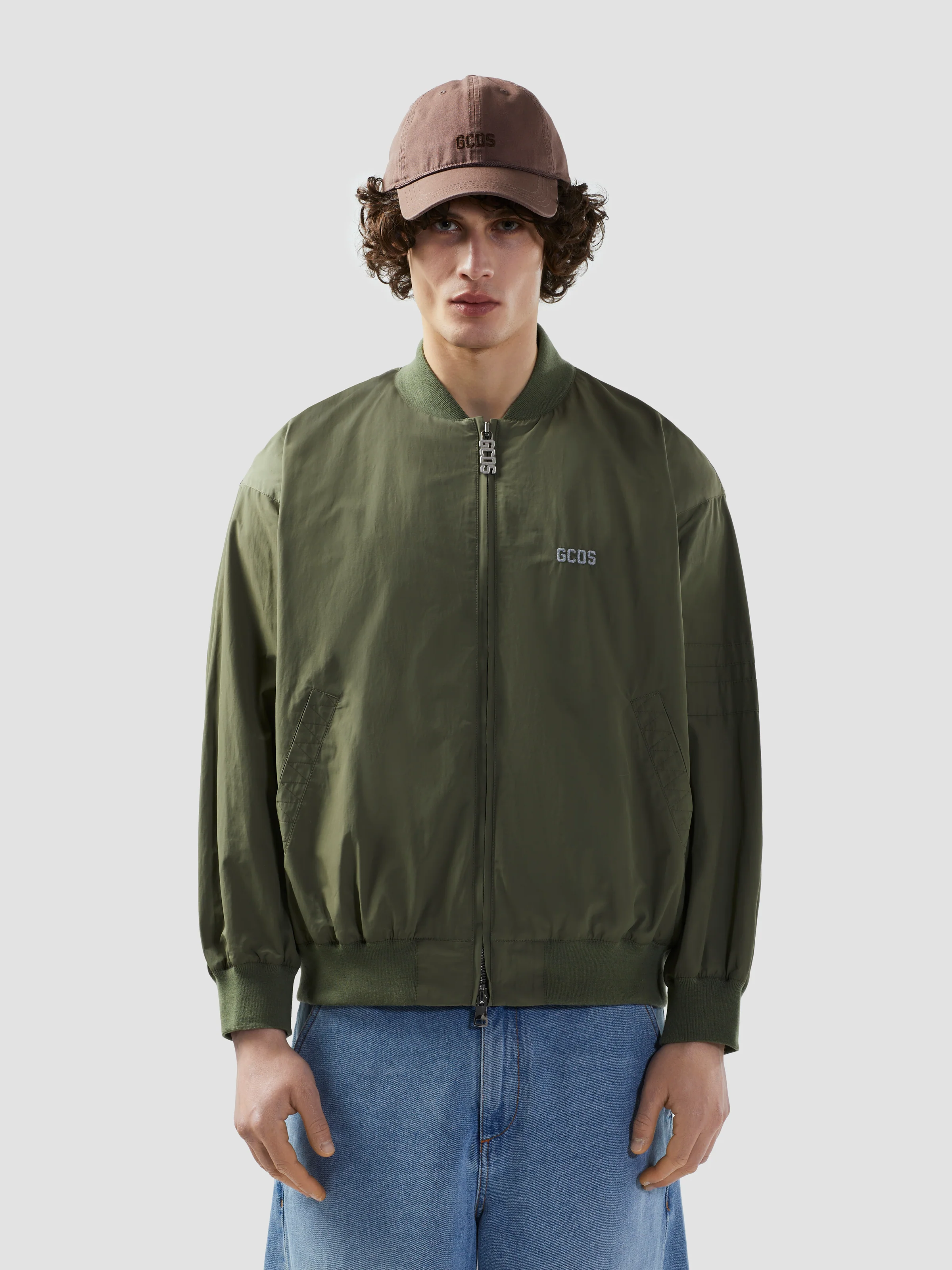 Bomber varsity in nylon regular con logo - Image 3