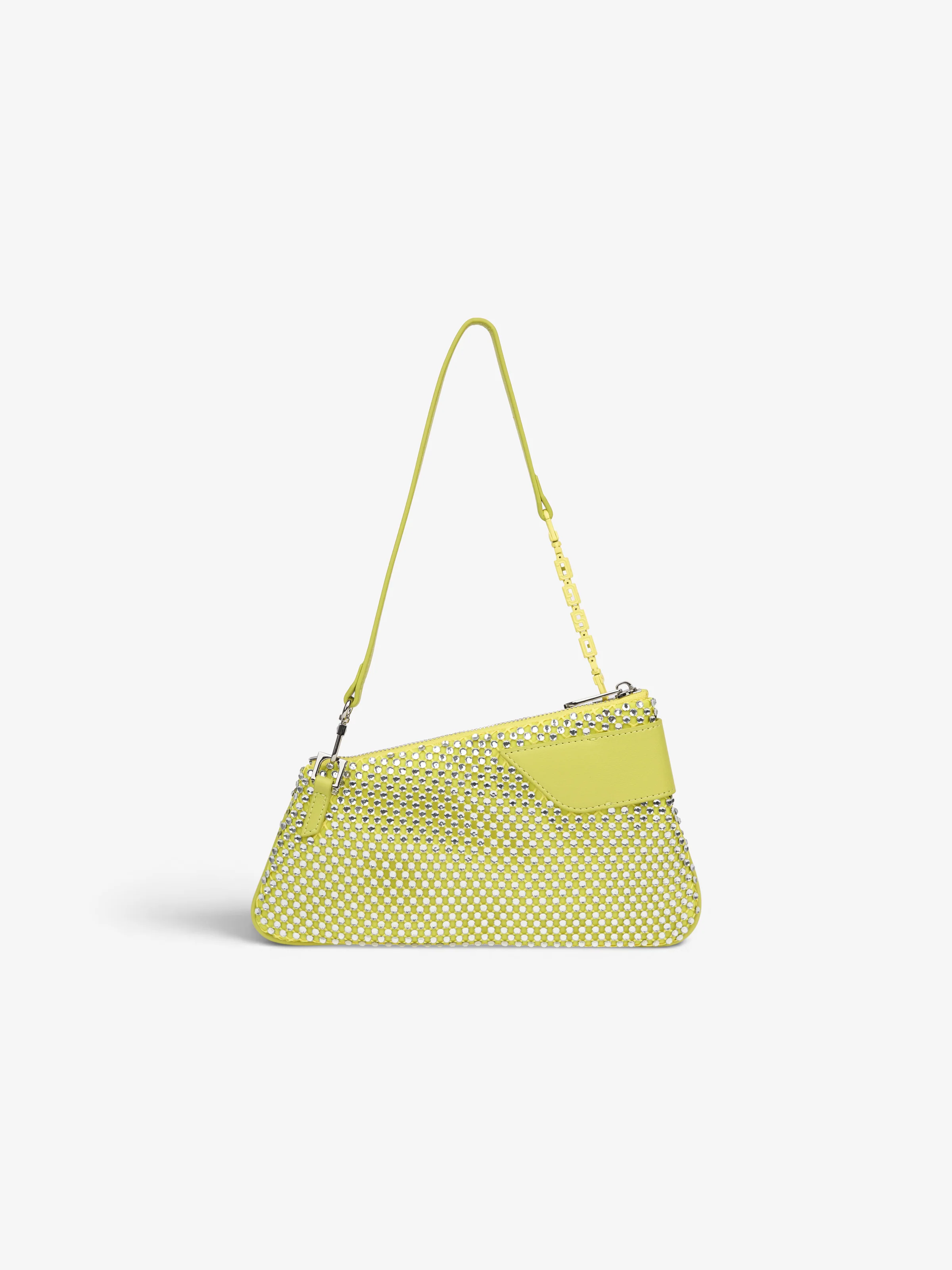 Borsa Comma Notte in mesh con Strass - Image 4