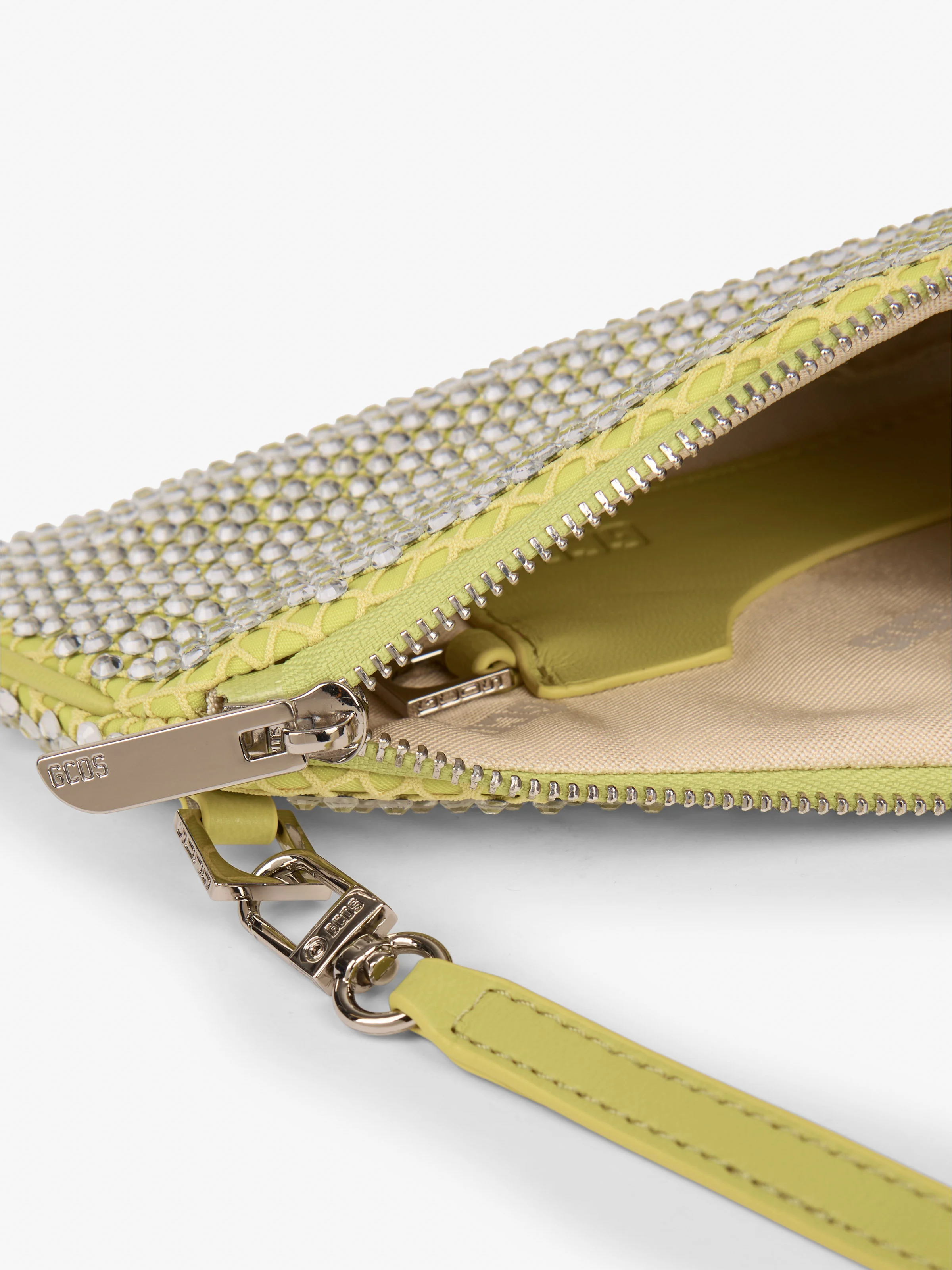 Borsa Comma Notte in mesh con Strass - Image 5