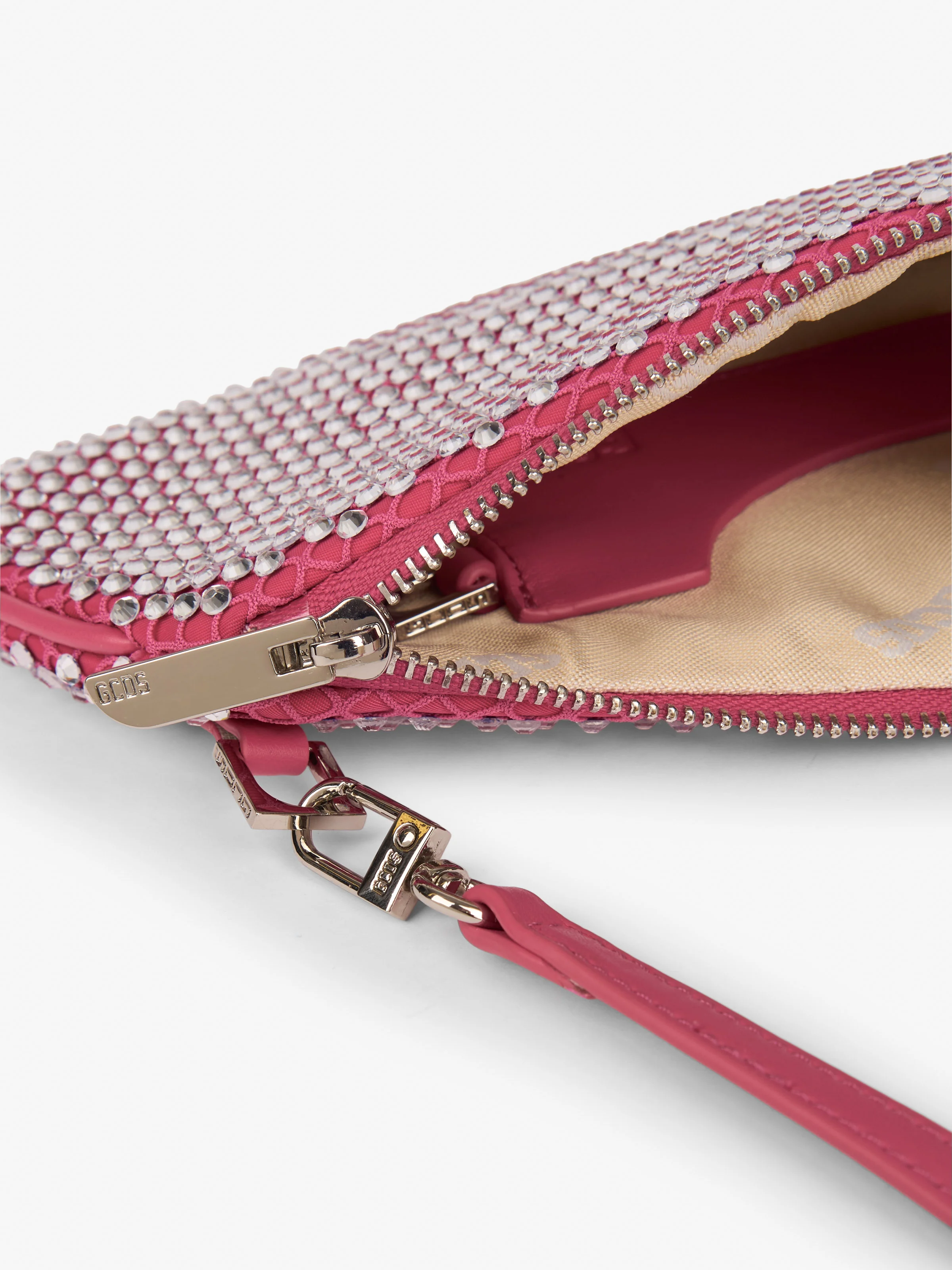 Borsa Comma Notte in mesh con Strass - Image 5