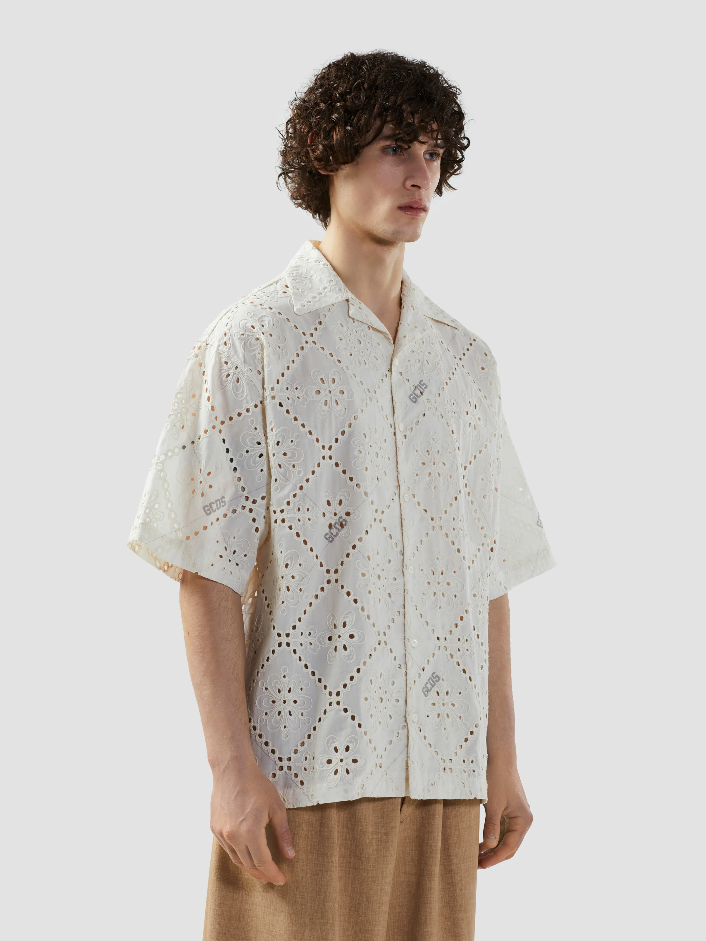 Camicia bowling con ricamo inglese - Image 4