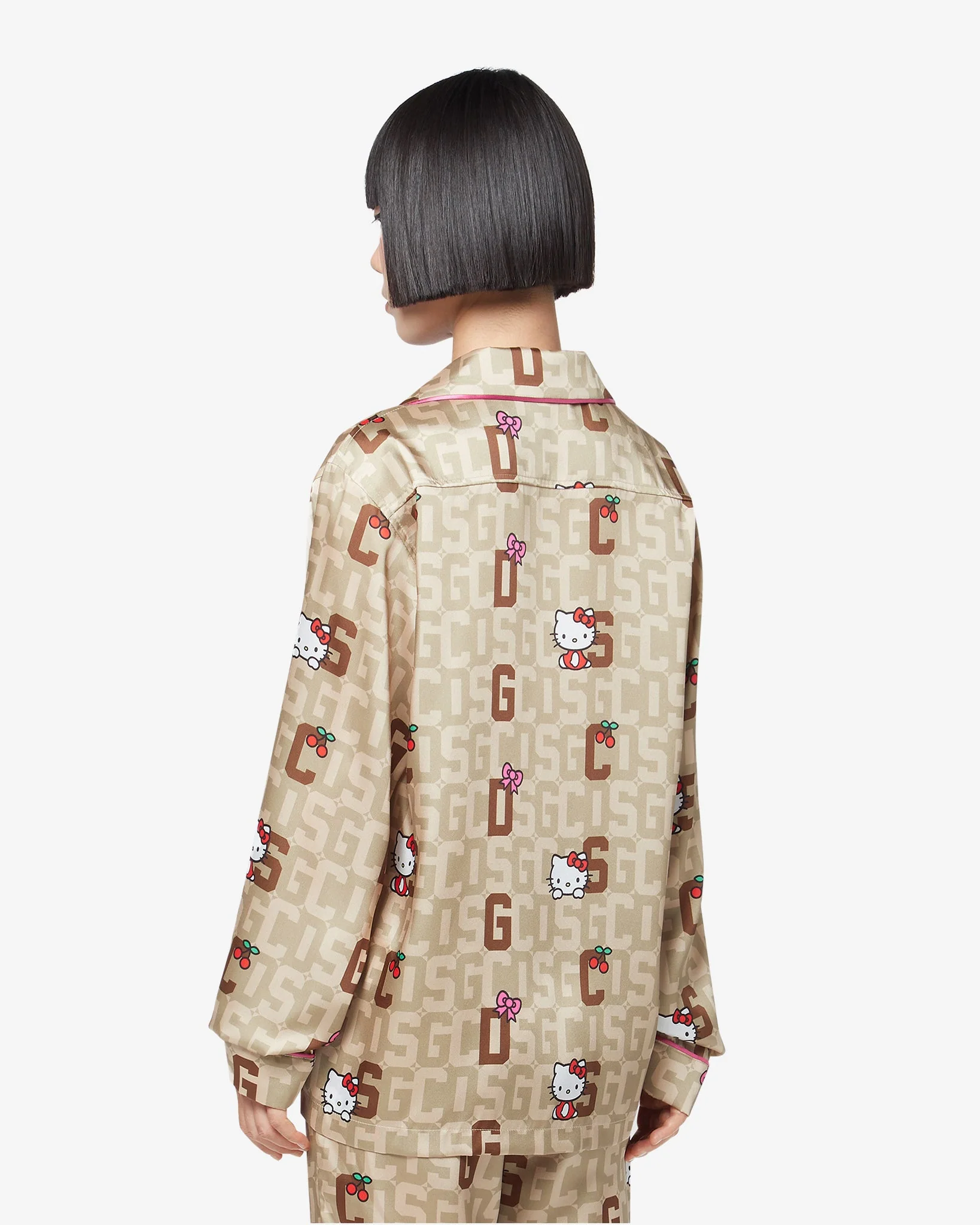 Camicia del pigiama Hello Kitty monogram - Image 3
