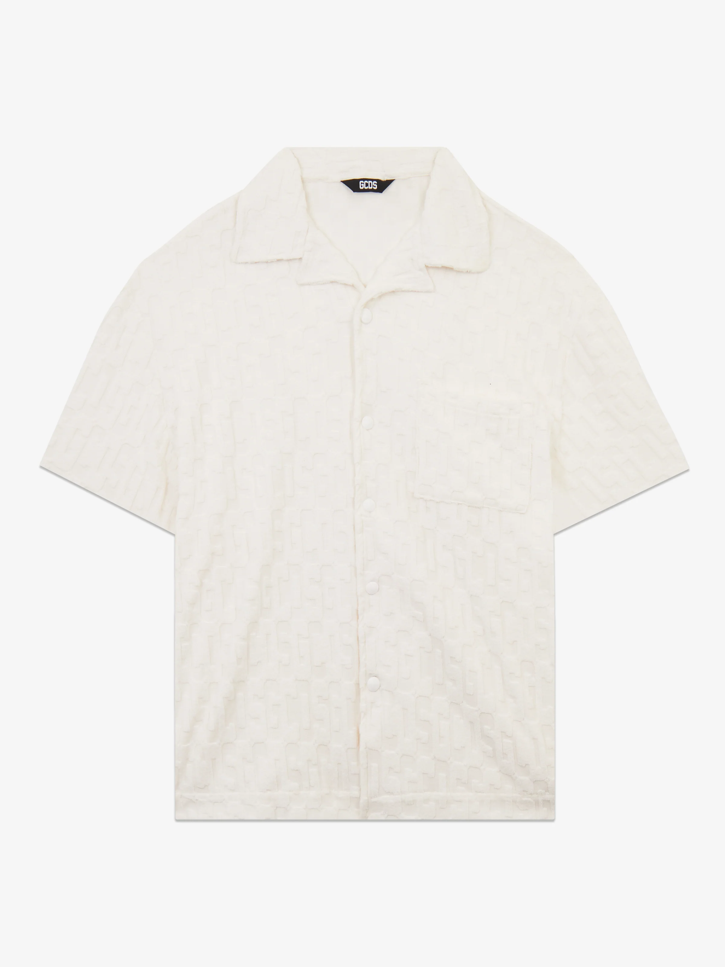 Camicia monogram in spugna