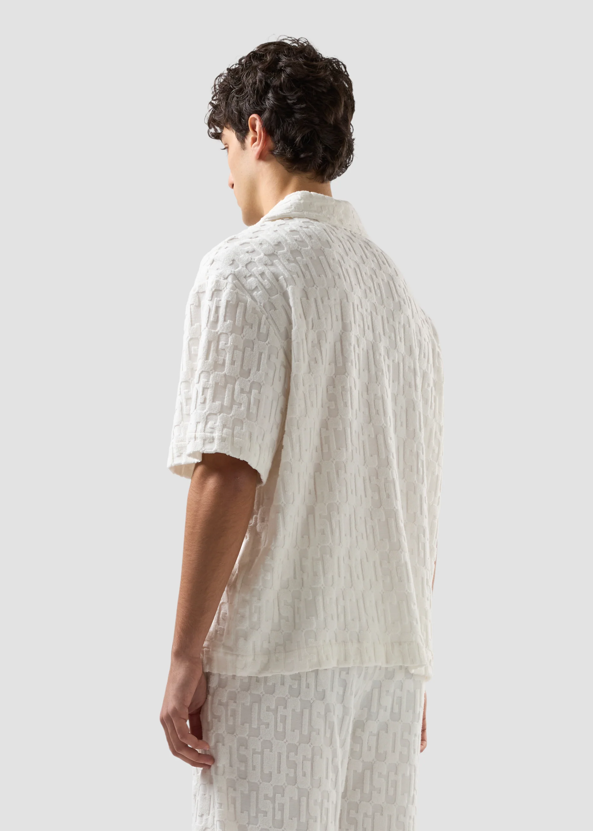 Camicia monogram in spugna - Image 5