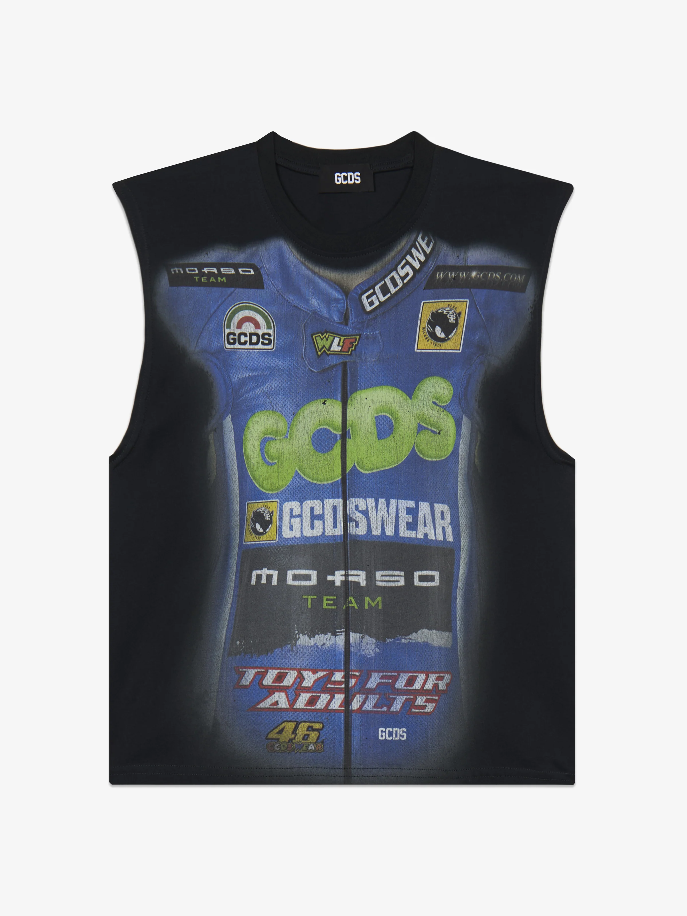 T-shirt smanicata VR46 con stampa tuta