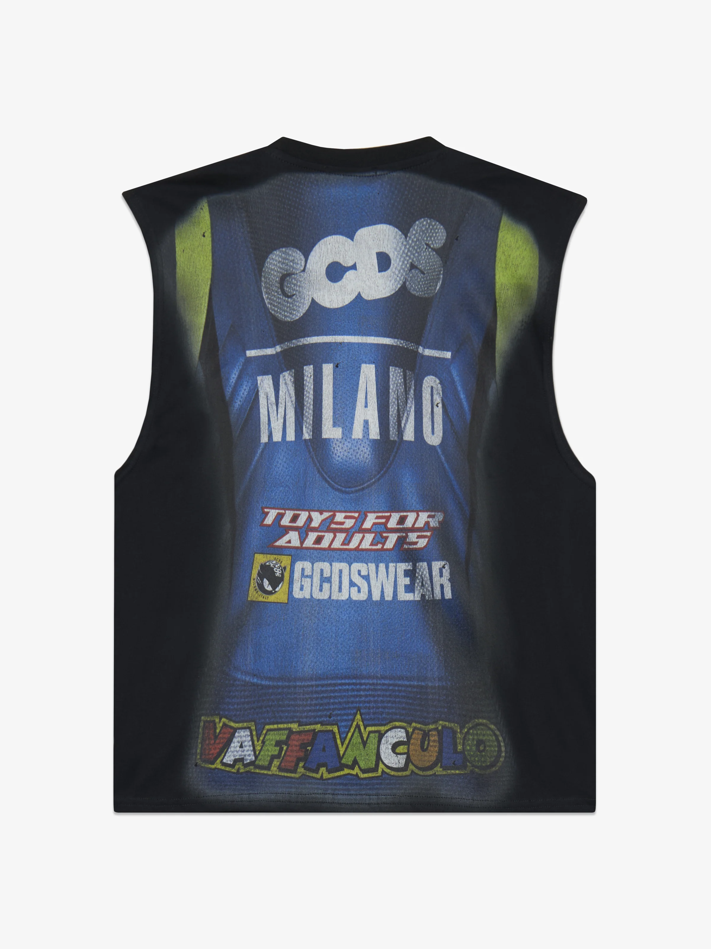 T-shirt smanicata VR46 con stampa tuta - Image 6