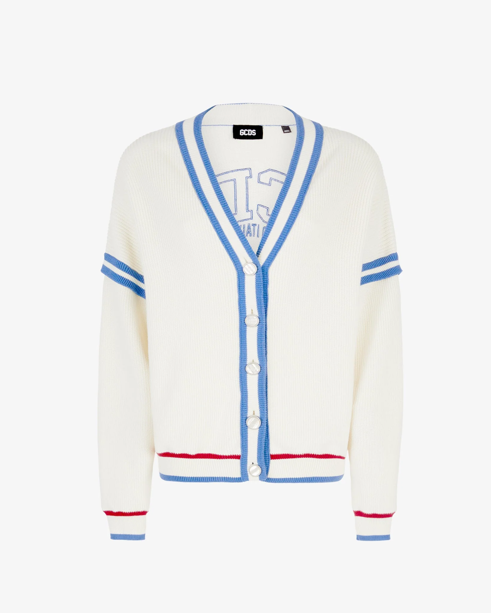 Cardigan in cotone GCDS Logo Lounge