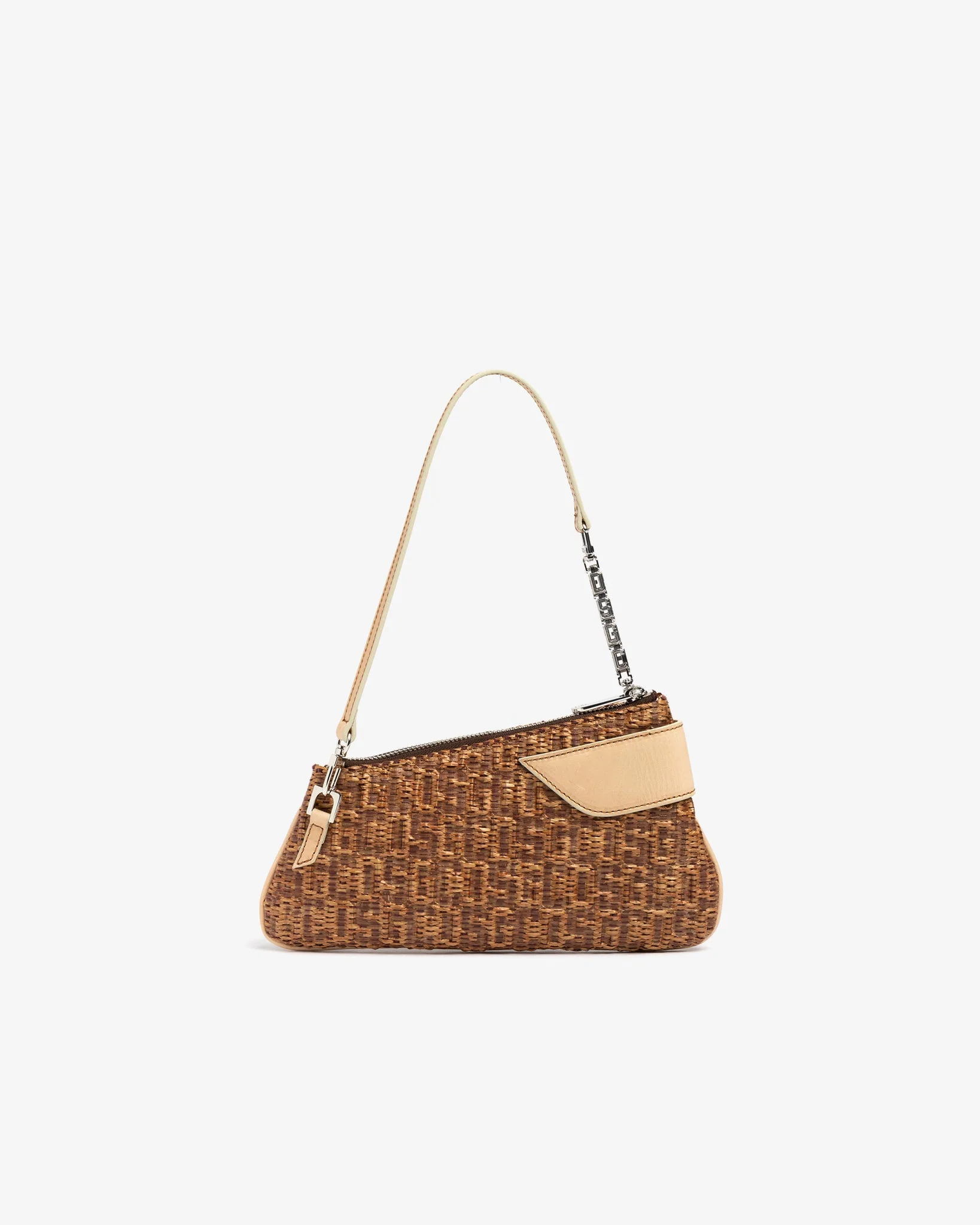 Comma Notte Gcds Monogram Rafia Bag - Image 3