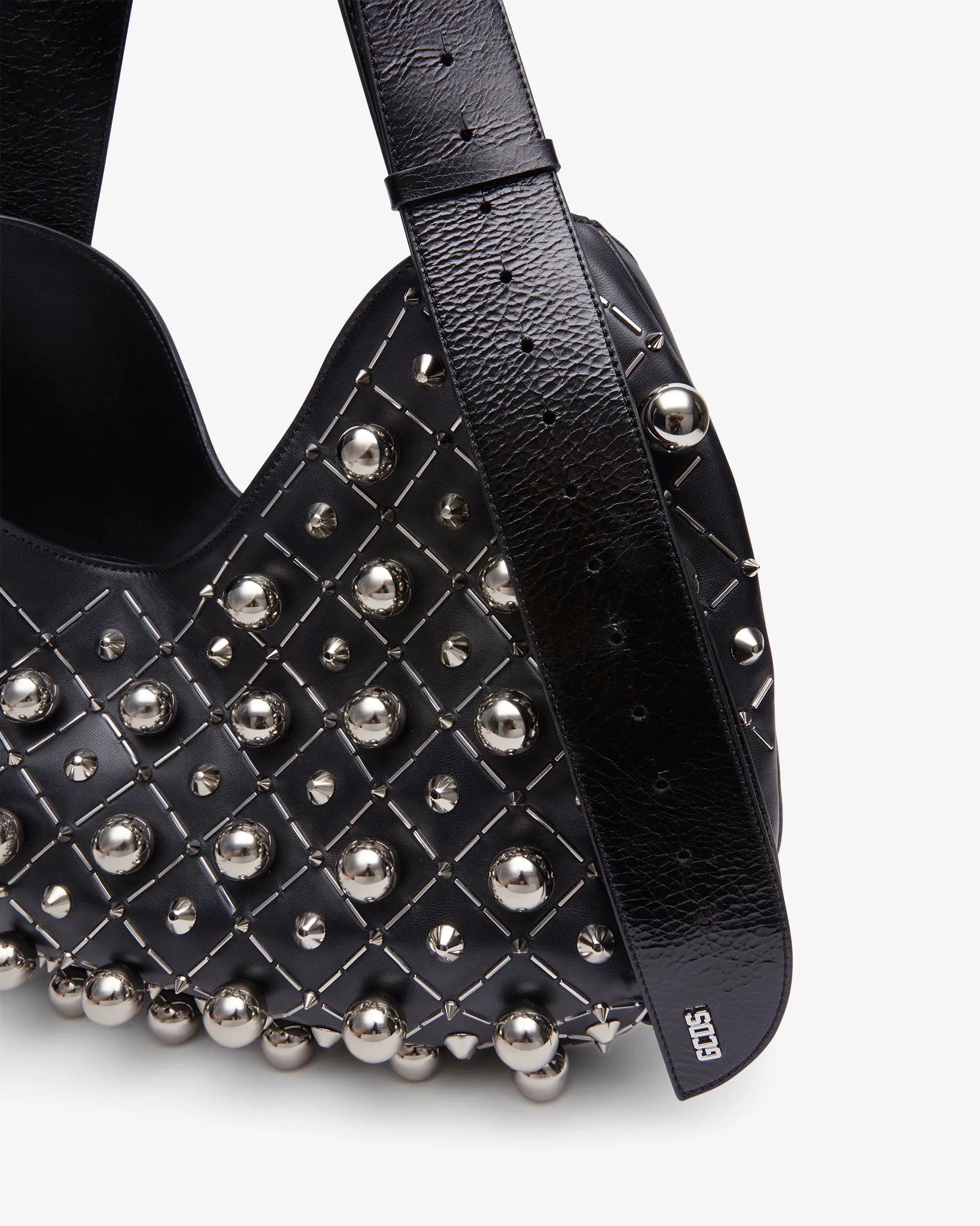 Comma Studded Big Hobo Bag - Image 5