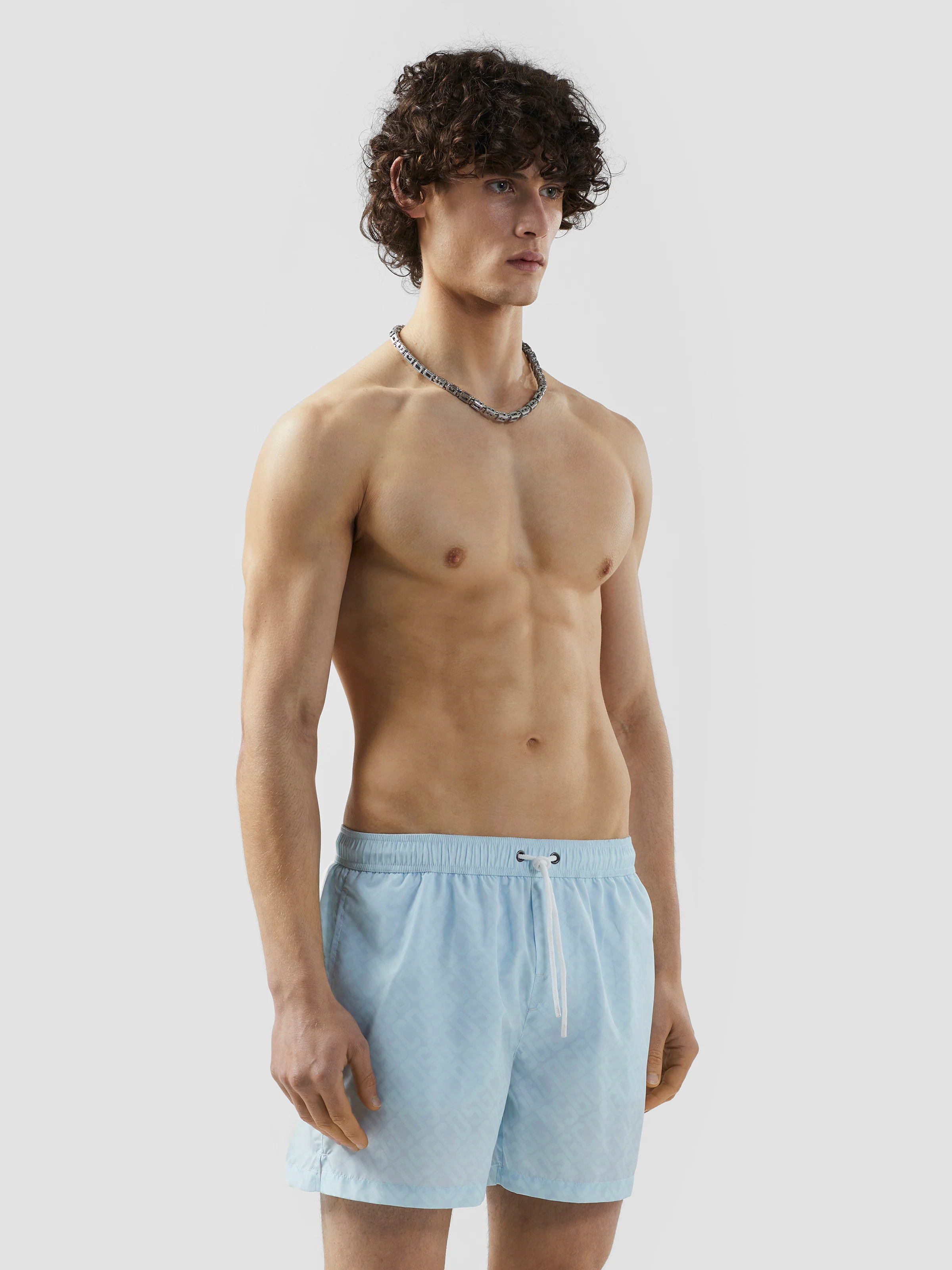 Costume da bagno con monogram sbiadito Essentials - Image 3