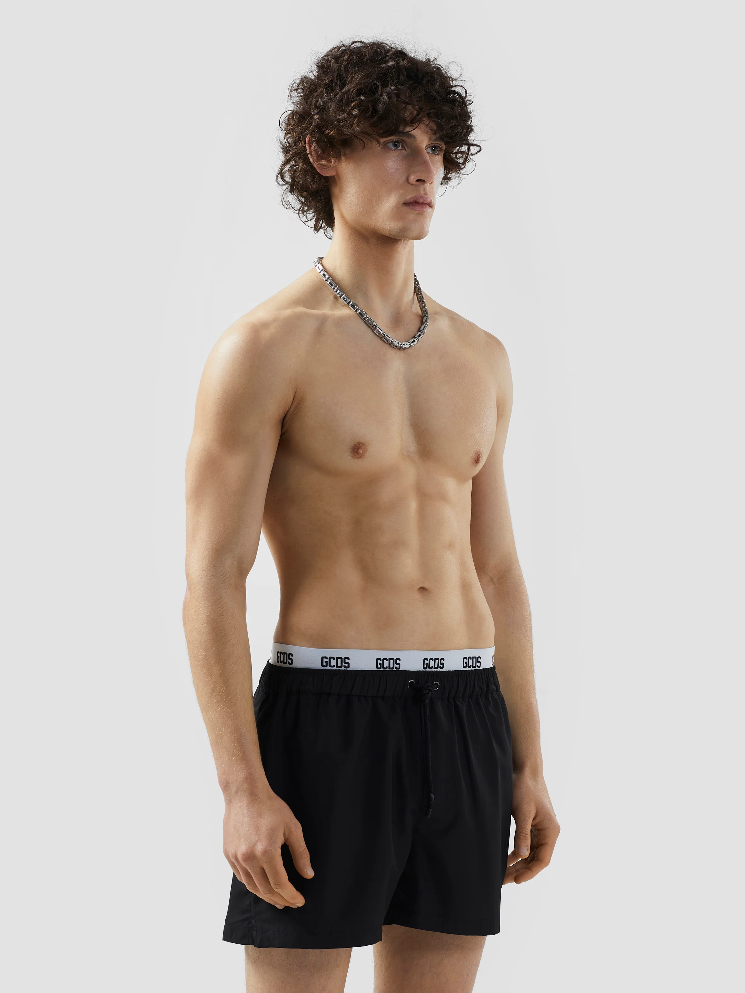 Costume da bagno con elastico logato - Image 3