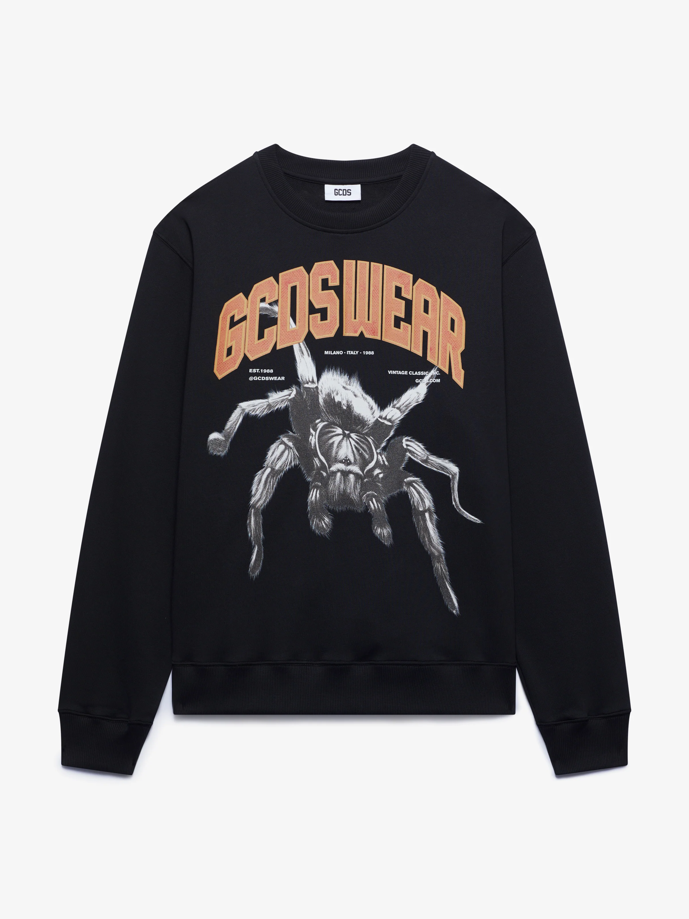 Felpa girocollo GCDSwear con ragno