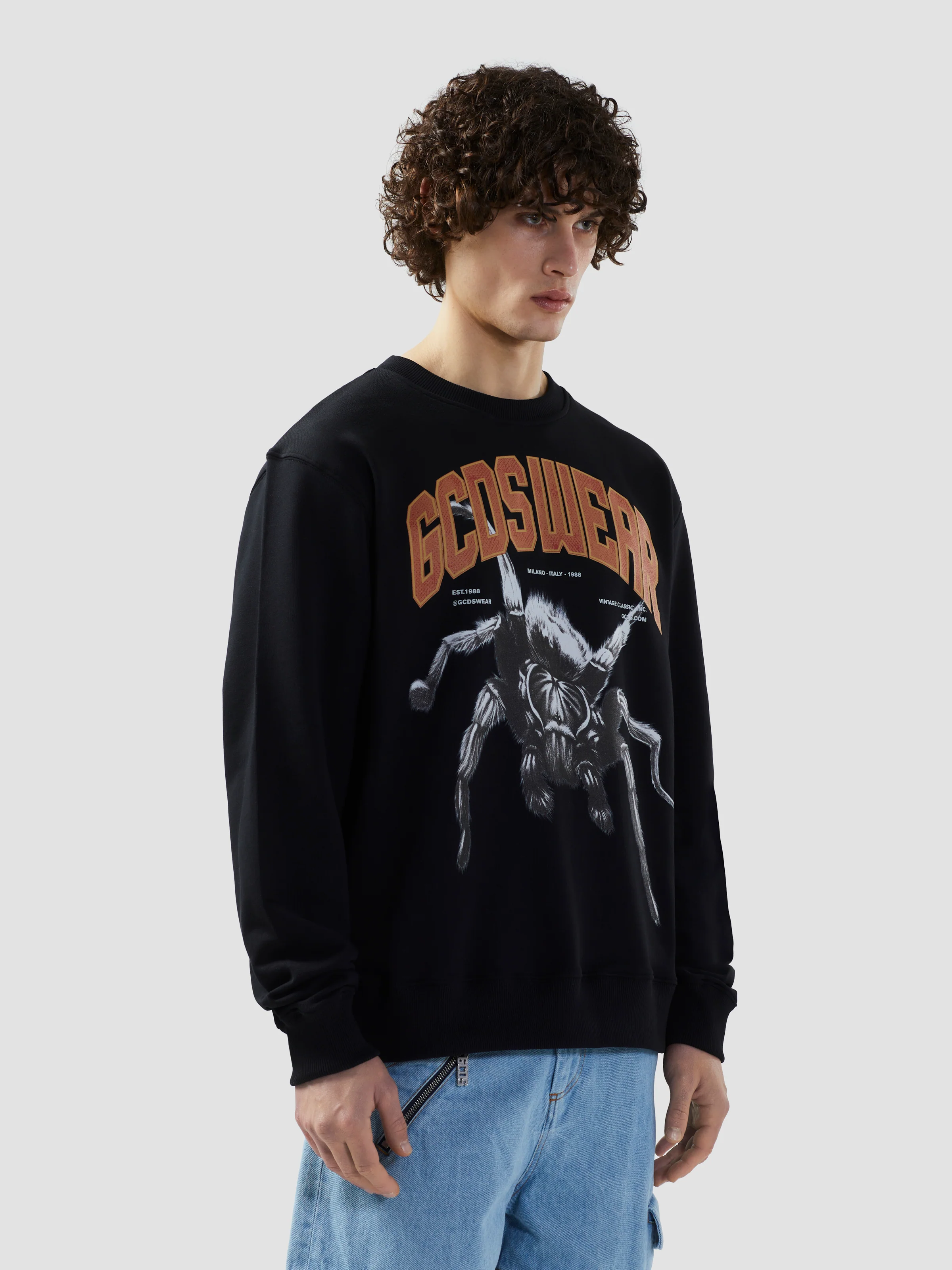 Felpa girocollo GCDSwear con ragno - Image 4