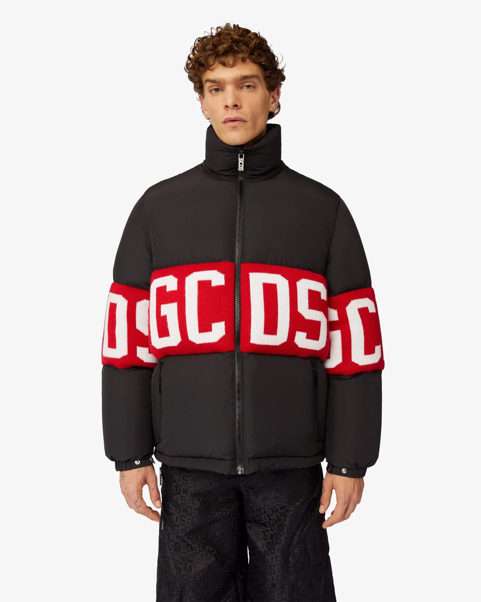 Gcds Logo Band Puffer Jacket - Image 3