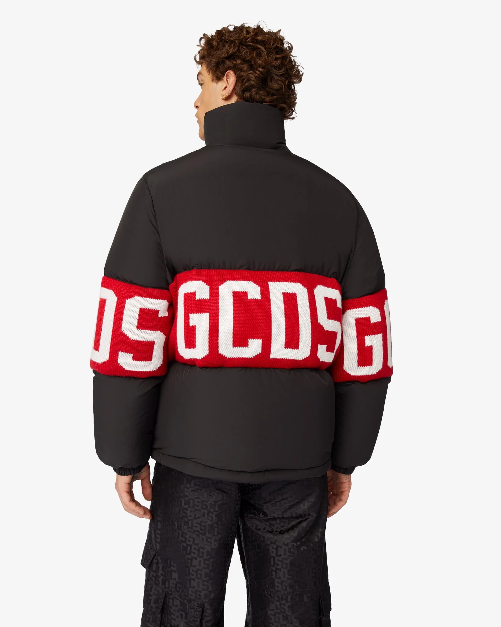 Gcds Logo Band Puffer Jacket - Image 4