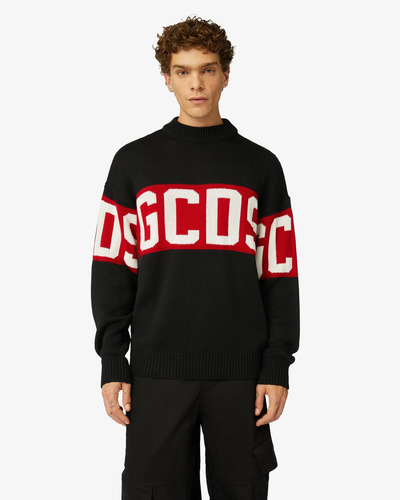 Gcds wool logo Band Sweater - Image 3
