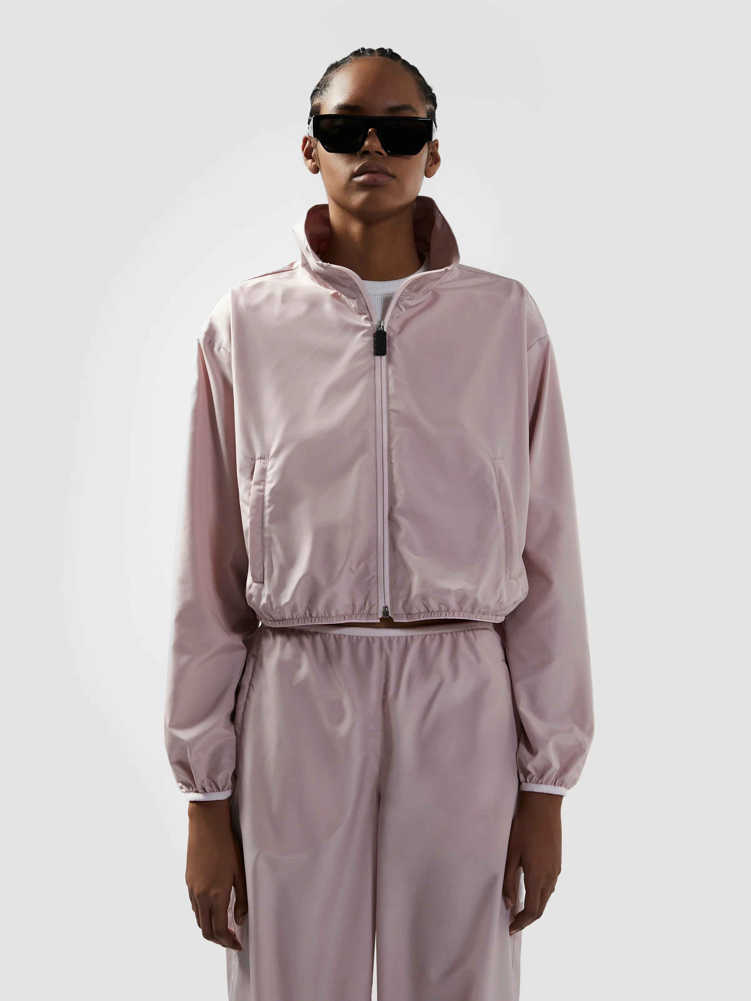 Giacca a vento crop in nylon Essentials - Image 3