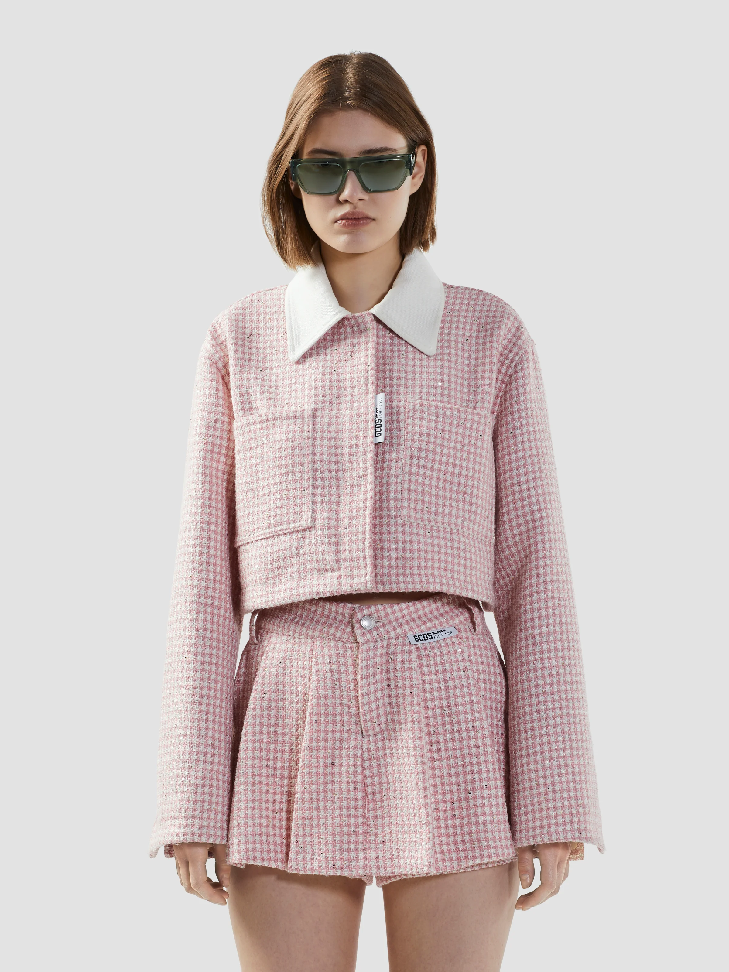 Giacca corta in tweed - Image 3