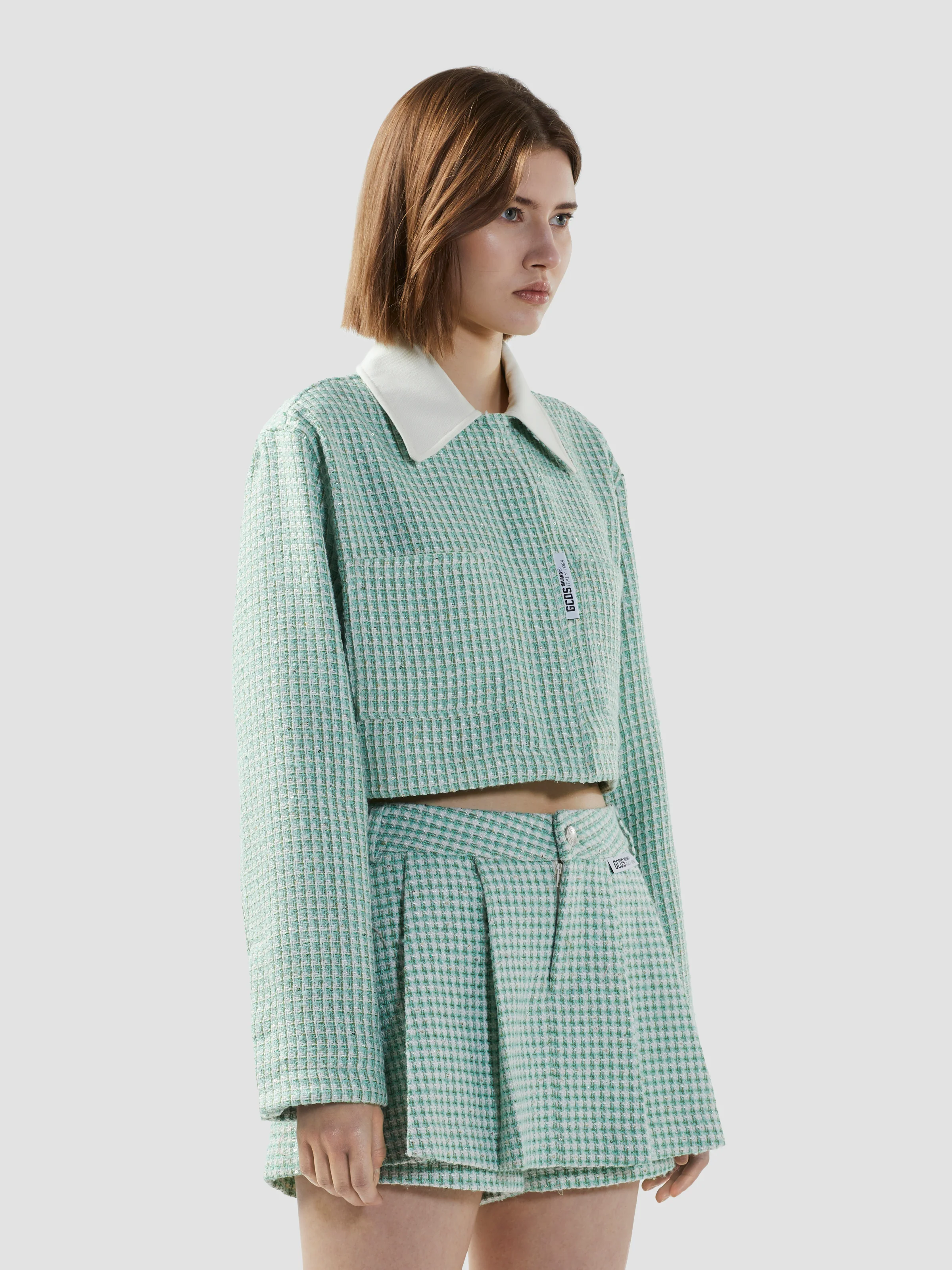 Giacca corta in tweed - Image 4