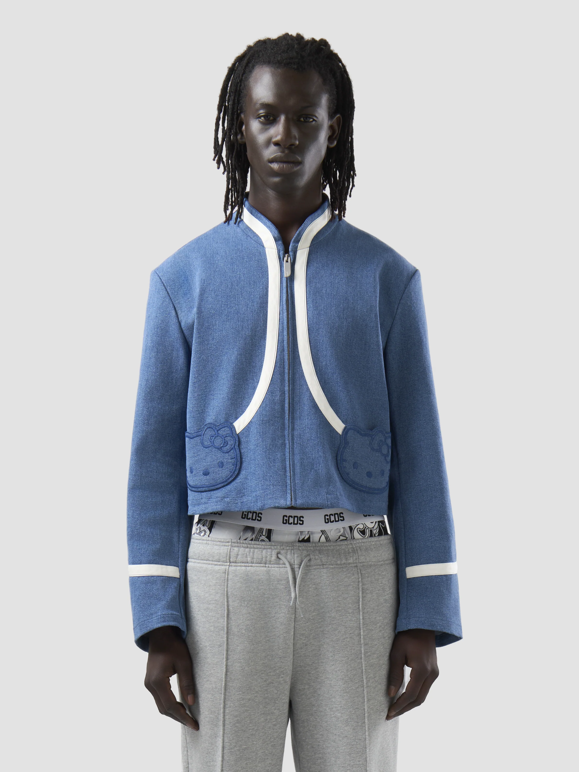 Giacca Hello Kitty in denim stretch - Image 3