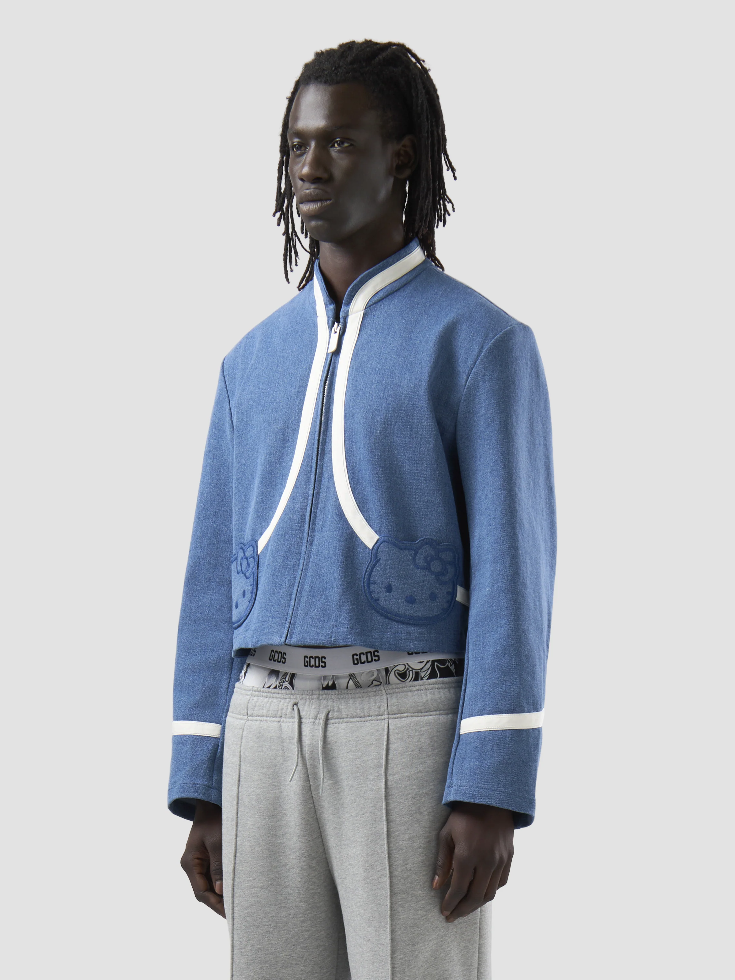 Giacca Hello Kitty in denim stretch - Image 4