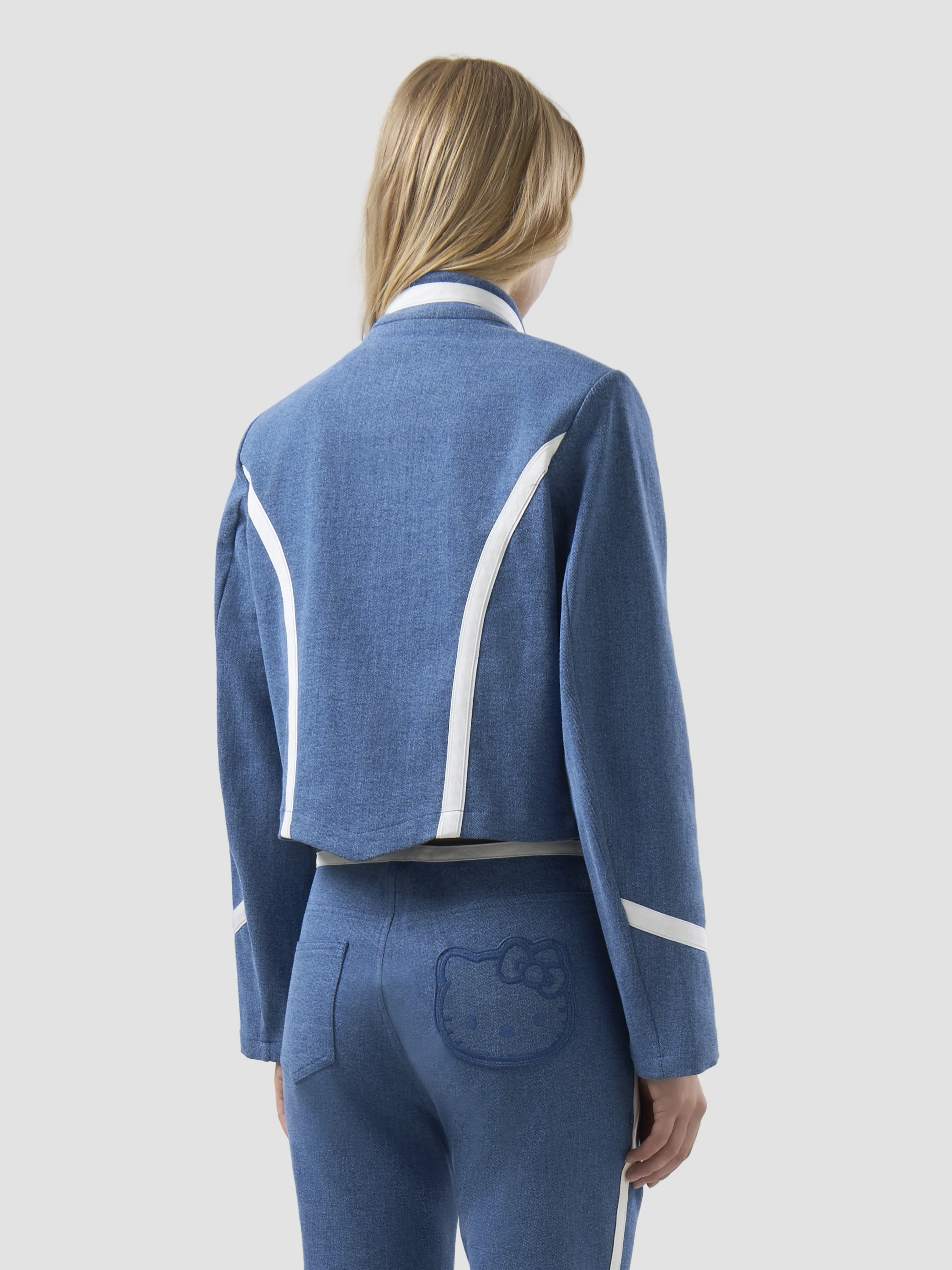 Giacca Hello Kitty in denim stretch - Image 5