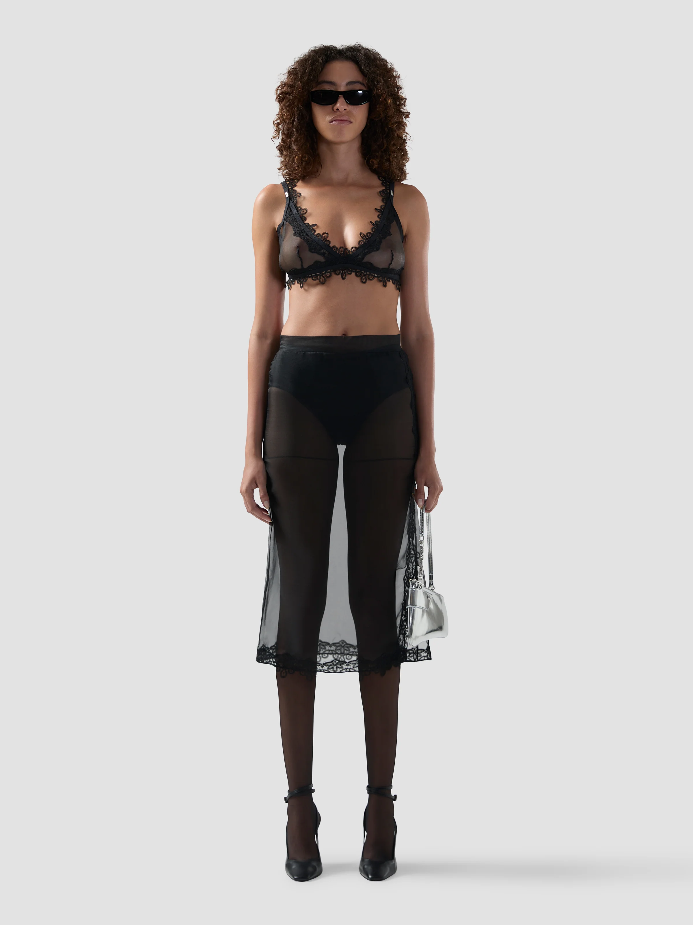 Gonna lunga in mesh - Image 2