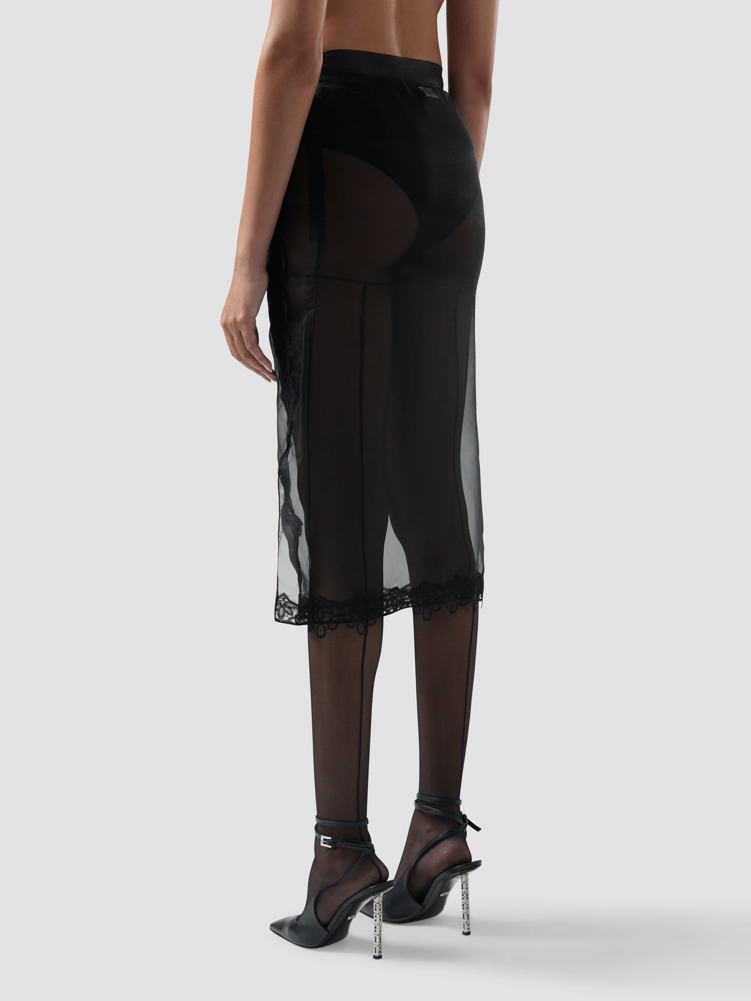 Gonna lunga in mesh - Image 3