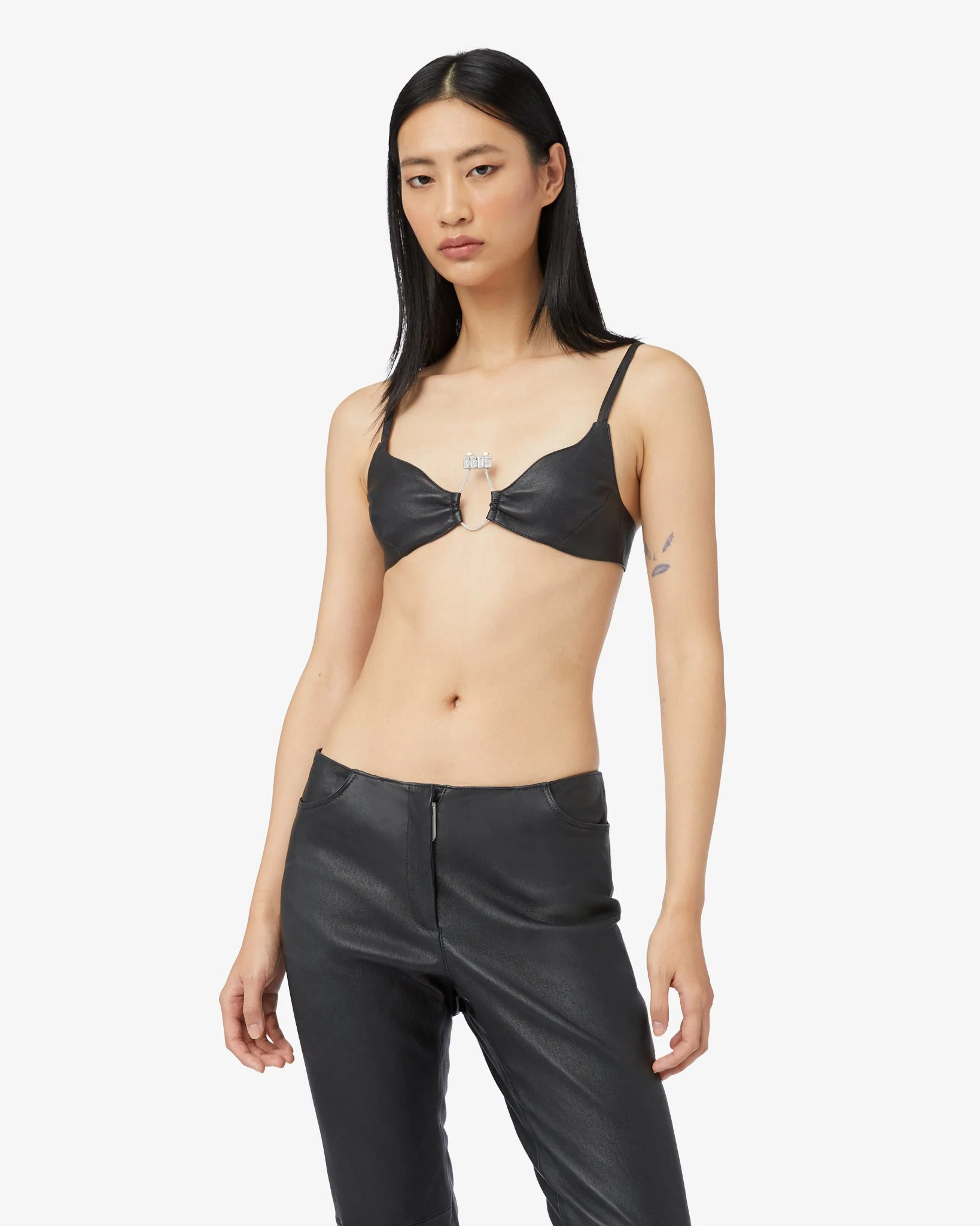 Hoop Leather Bra - Image 3