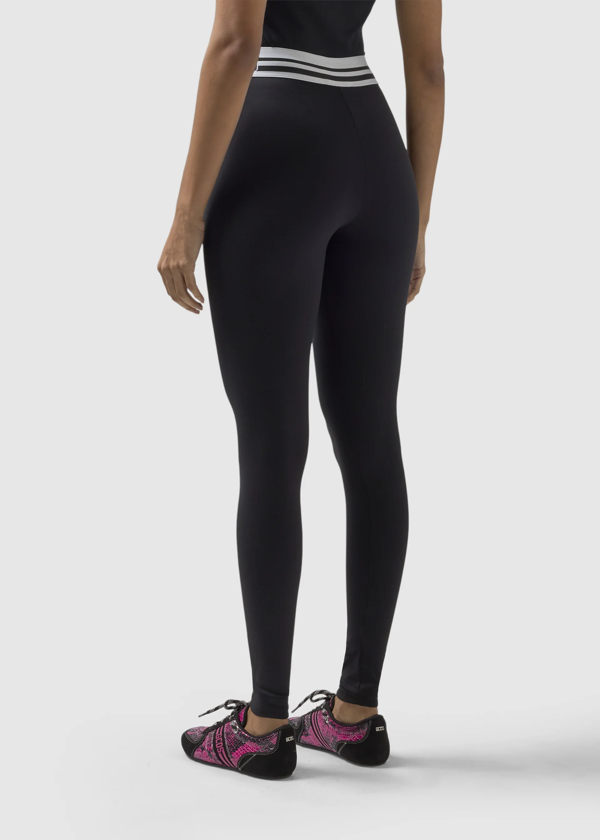 Leggings con righe e logo - Image 5