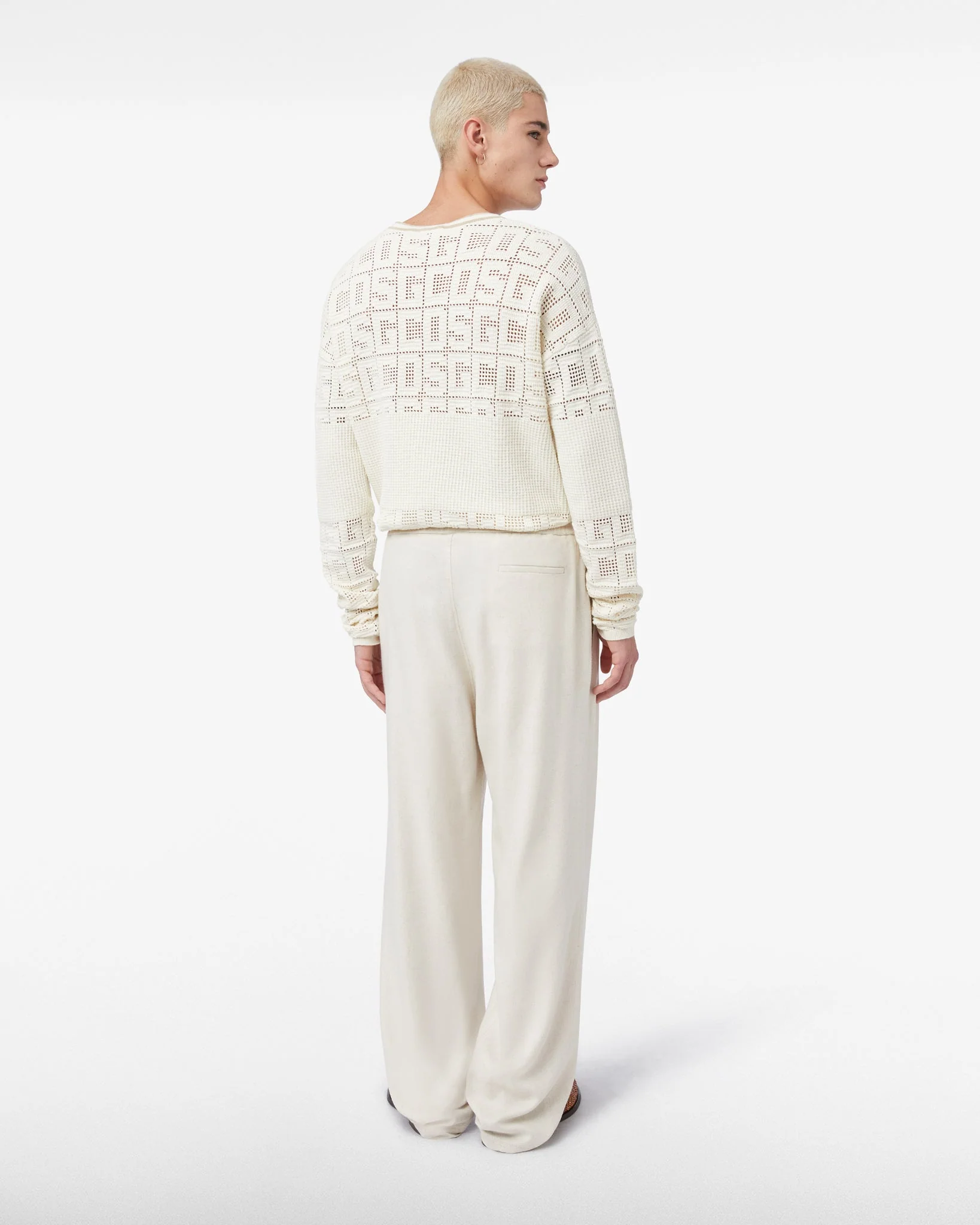 Linen Blend Wide Pants - Image 4