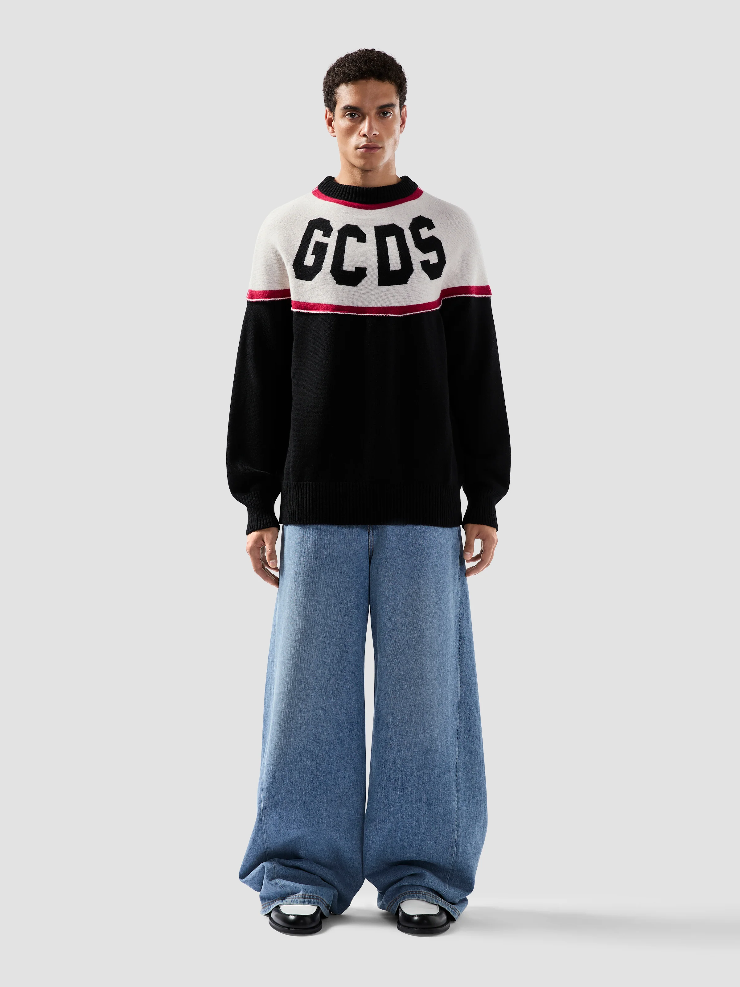 Maglione a righe con logo - Image 5