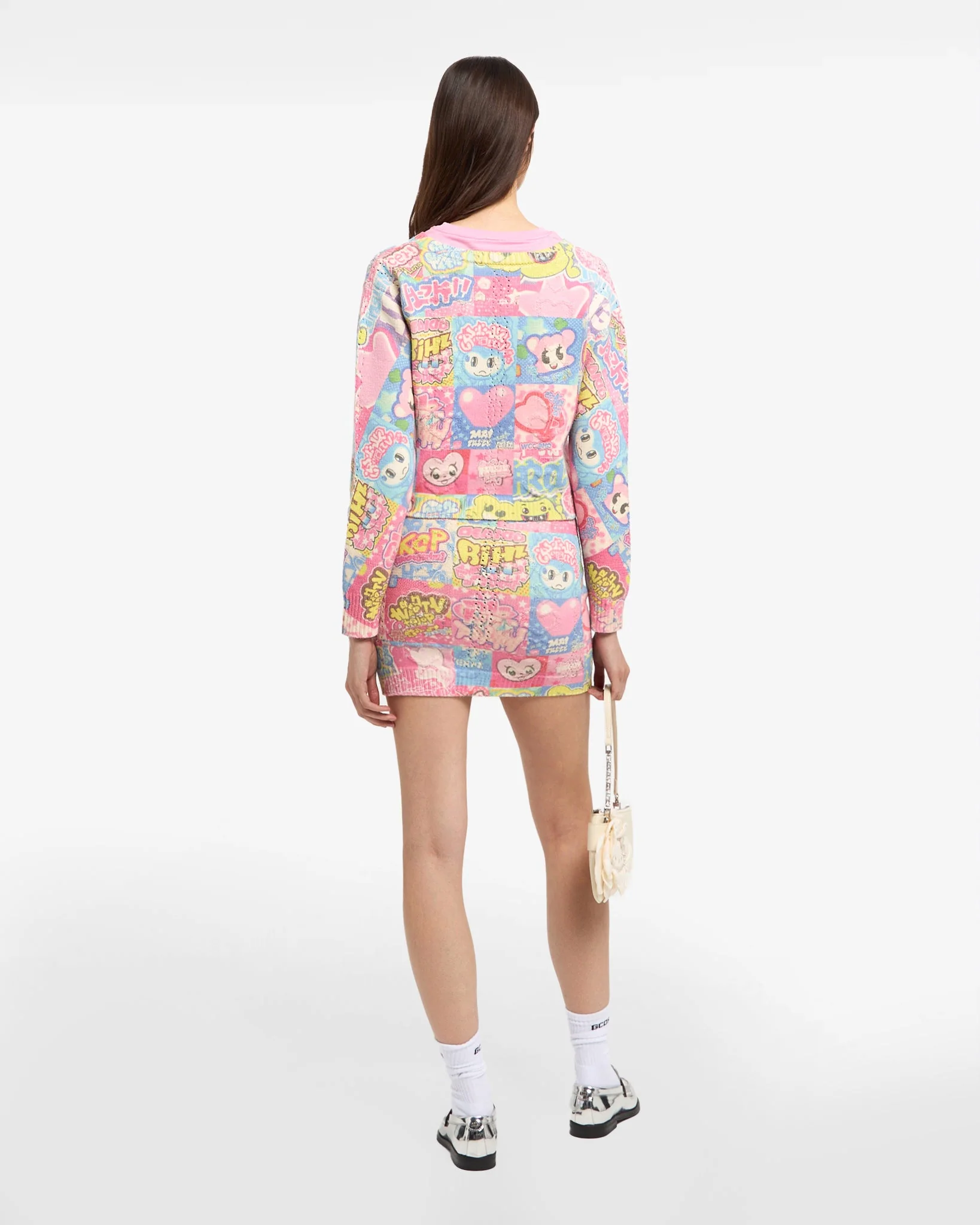 Minigonna in maglia con stampa Hello Kitty Kawaii - Image 4
