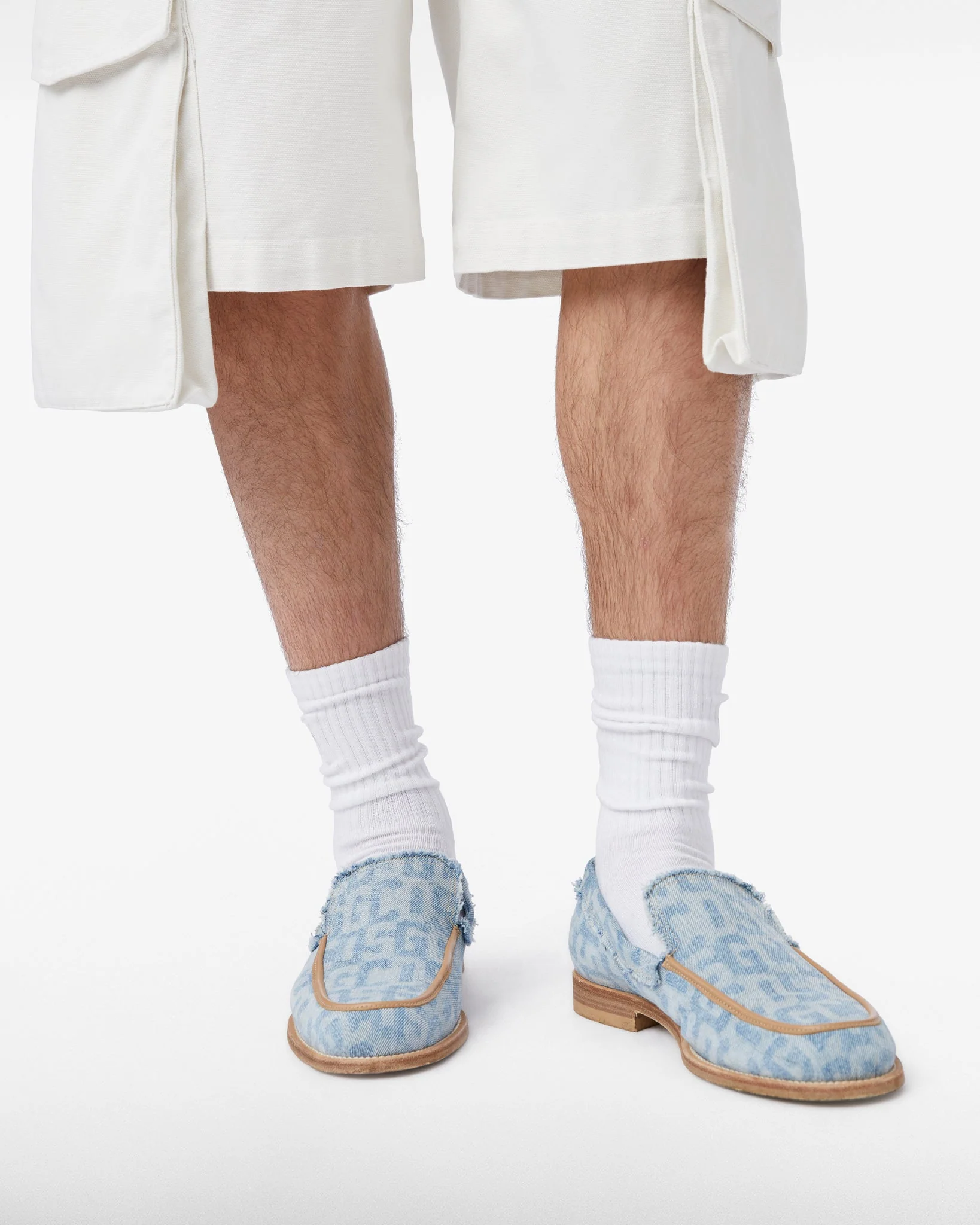 Mocassini In Denim GCDS Monogram - Image 5