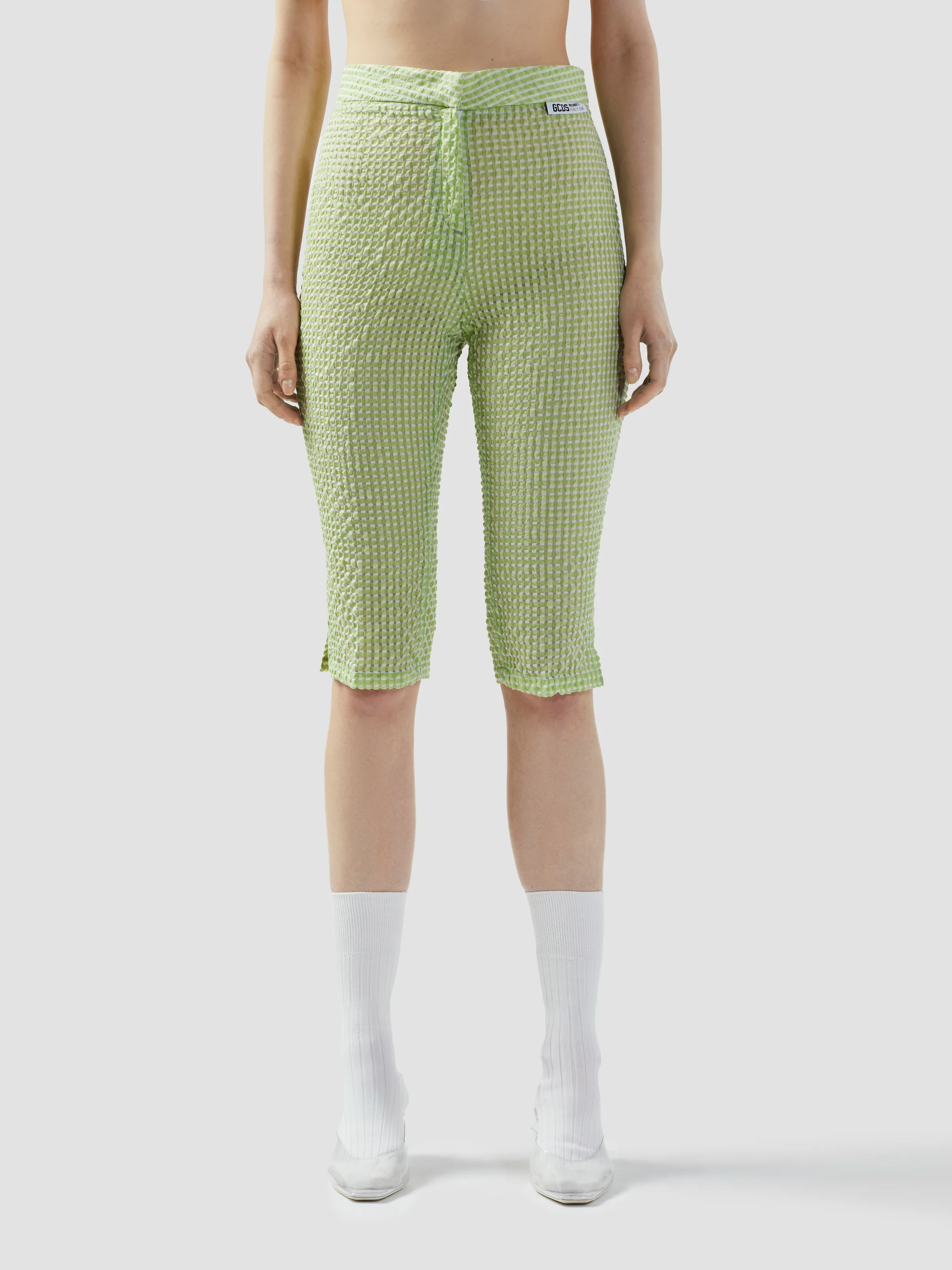 Pantaloni Capri a quadretti Vichy - Image 3