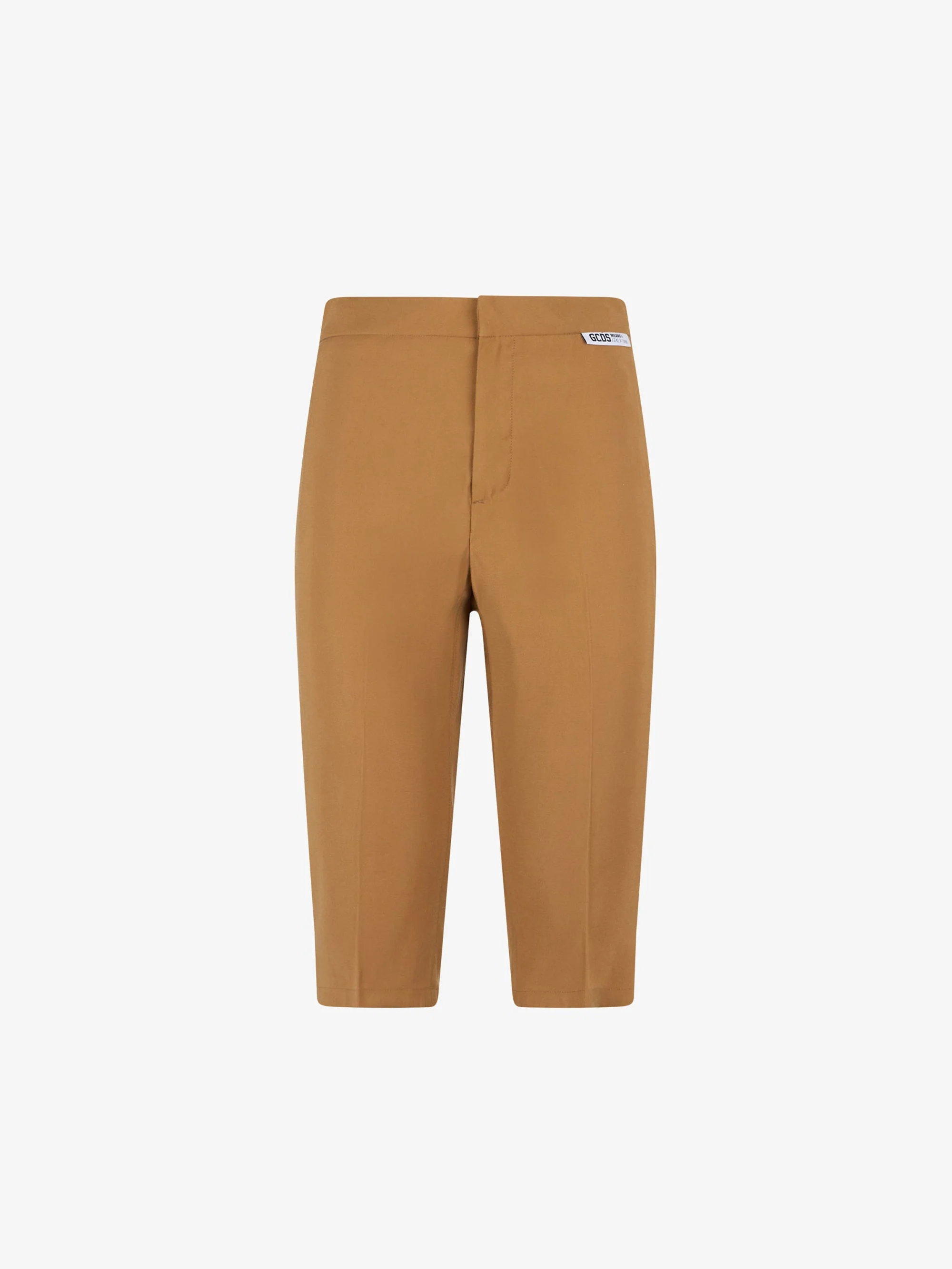 Pantaloni Capri sartoriali in cupro