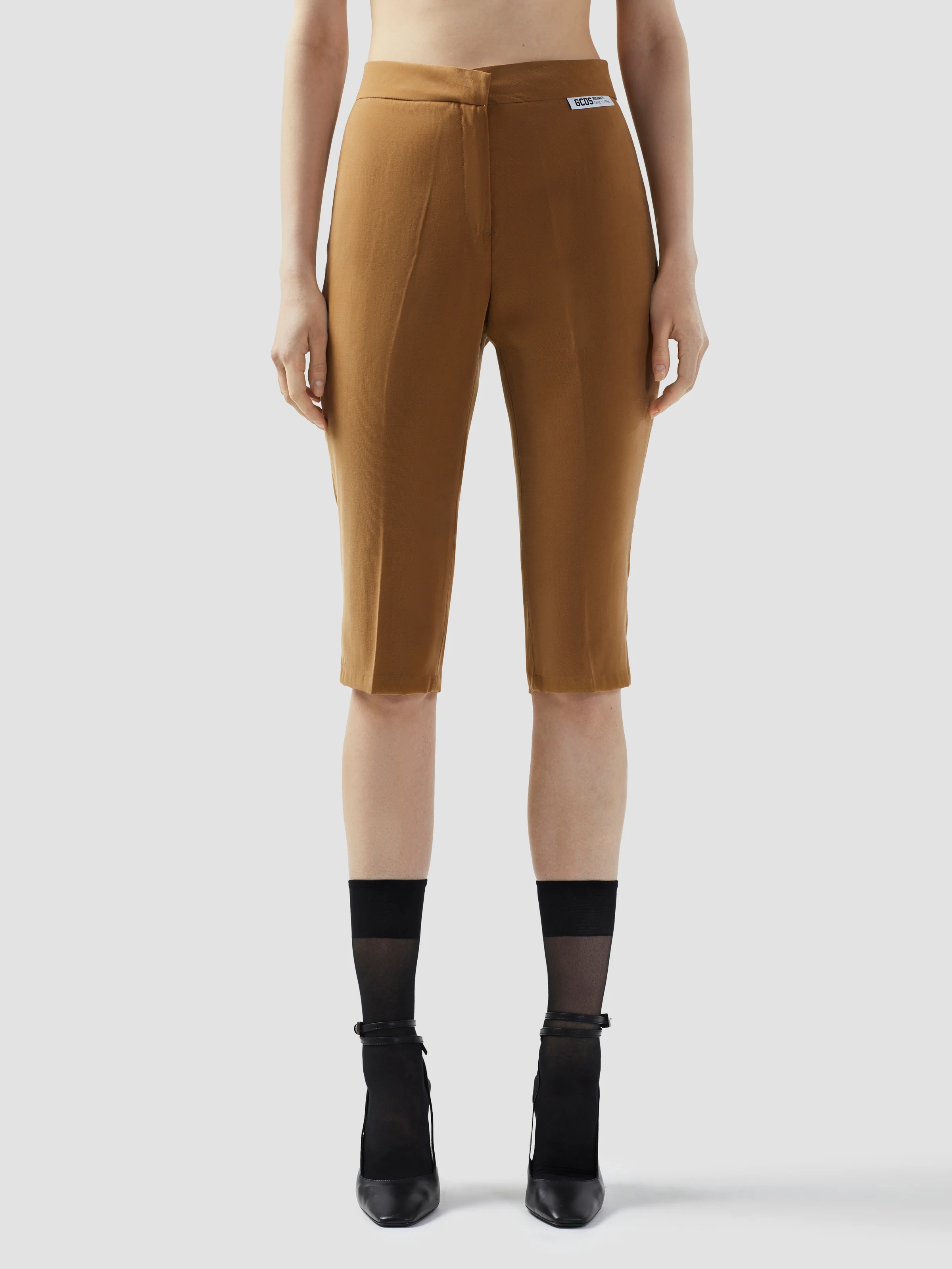 Pantaloni Capri sartoriali in cupro - Image 3