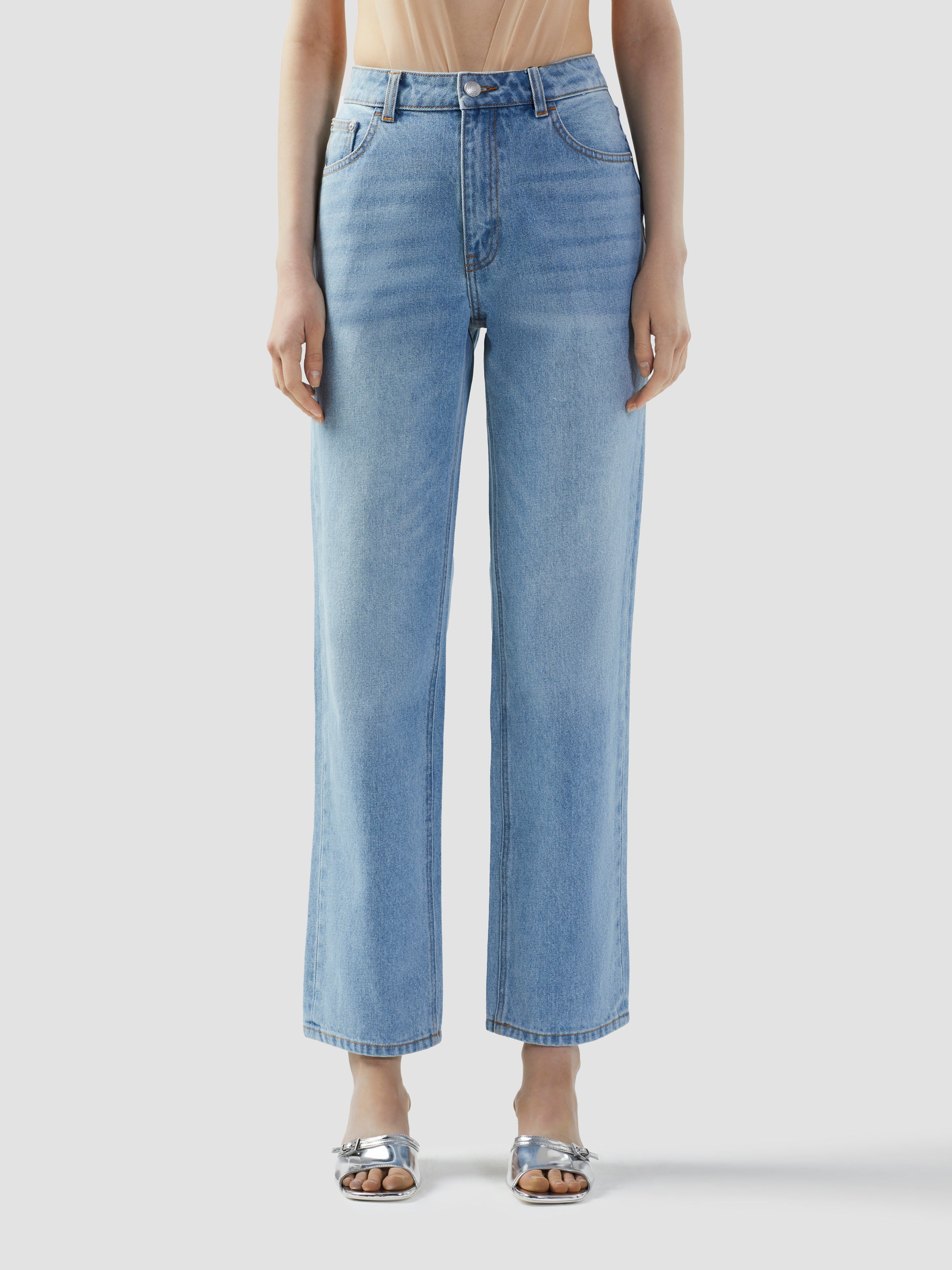 Pantaloni dritti in denim - Image 3