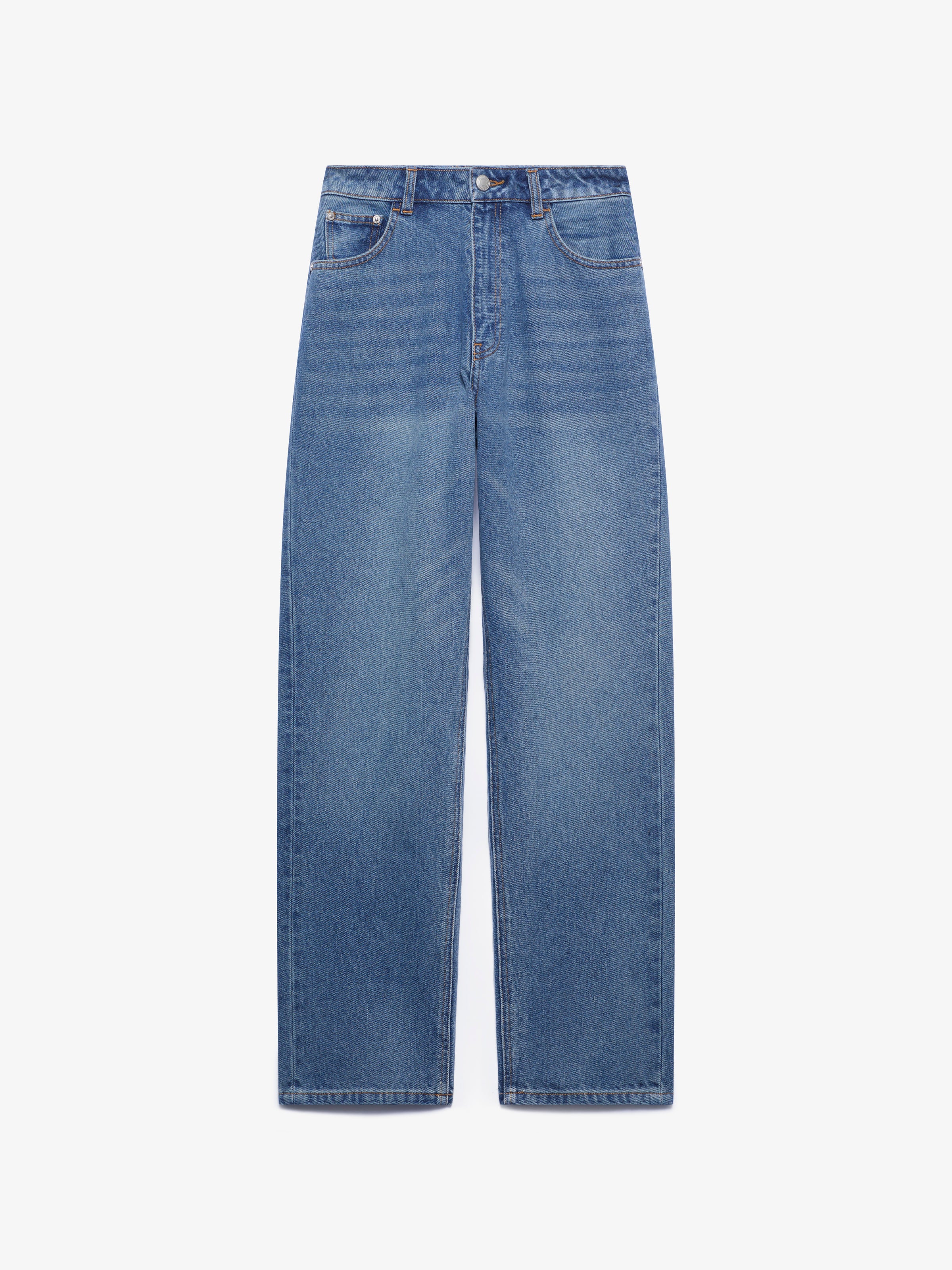 Pantaloni dritti in denim