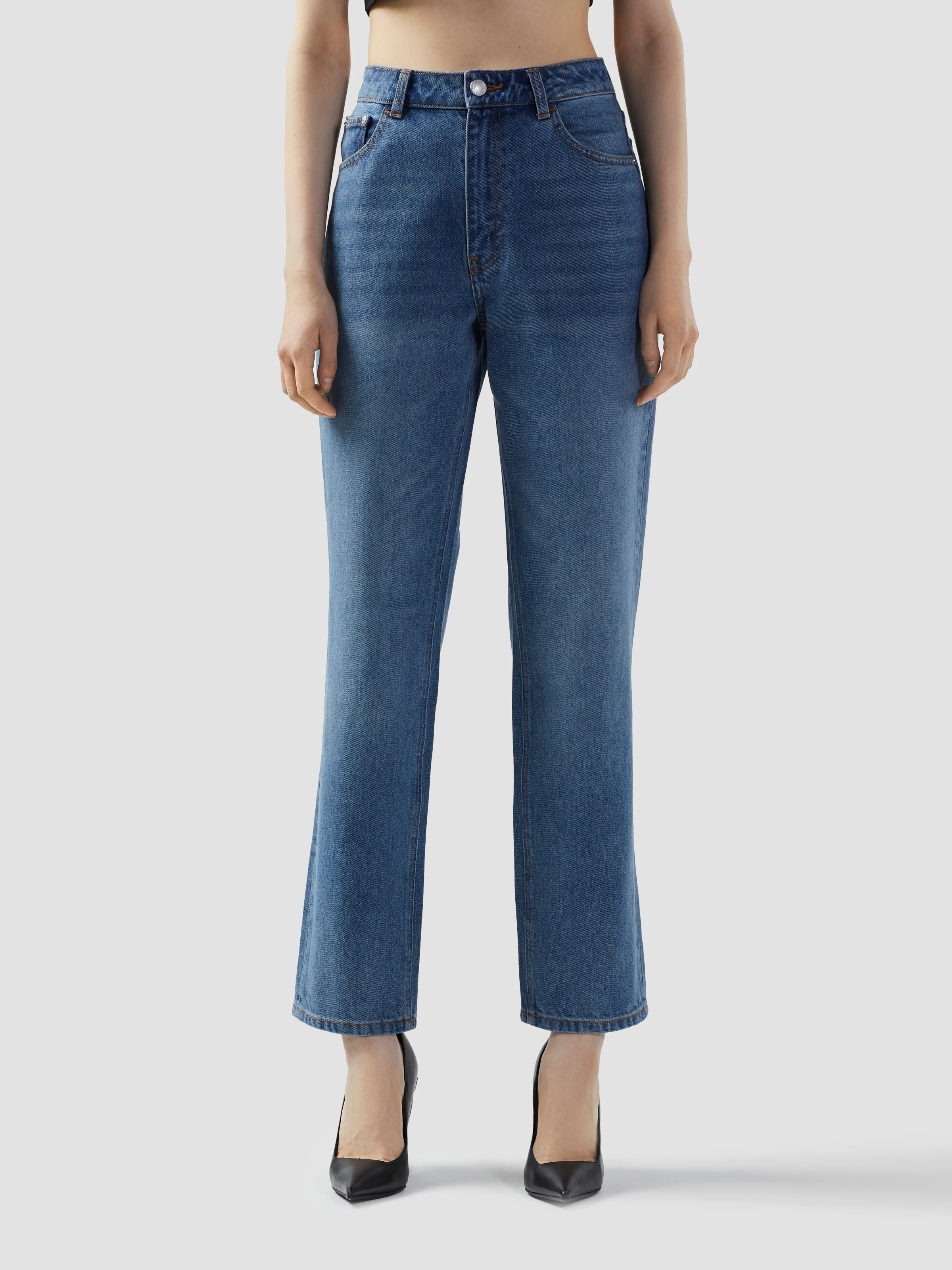 Pantaloni dritti in denim - Image 3