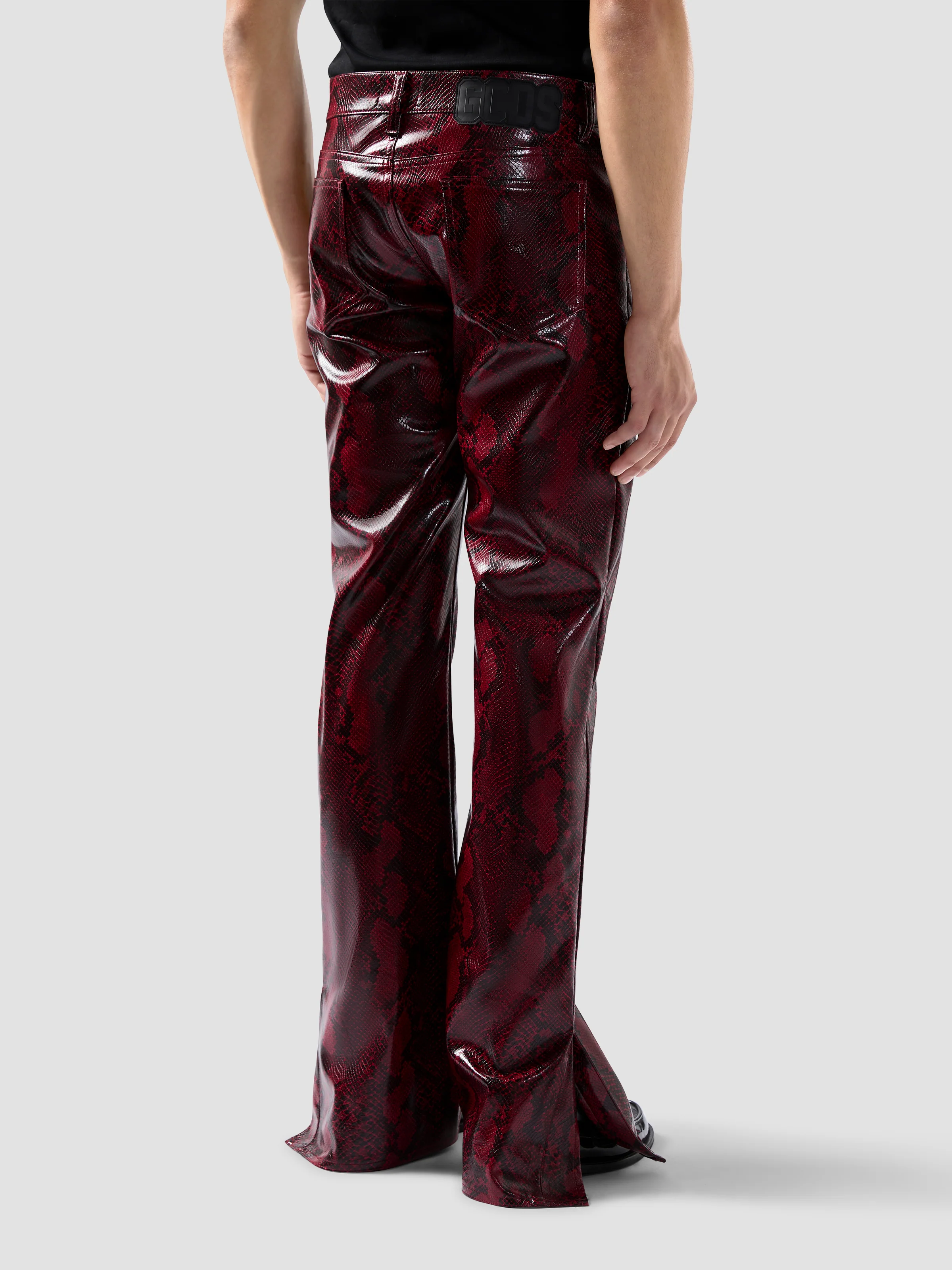 Pantaloni in ecopelle effetto pitone - Image 5