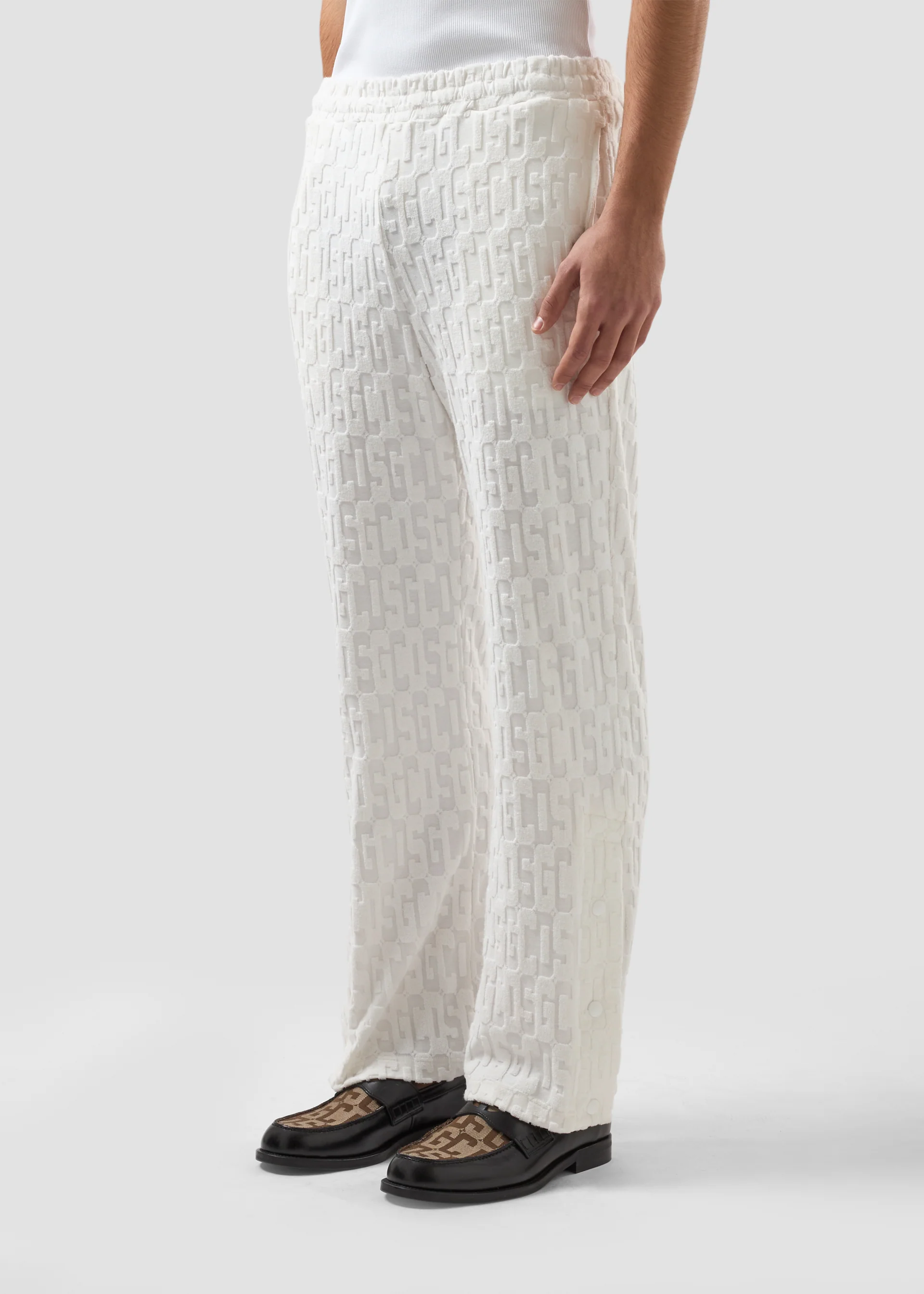 Pantaloni Monogram in spugna - Image 4