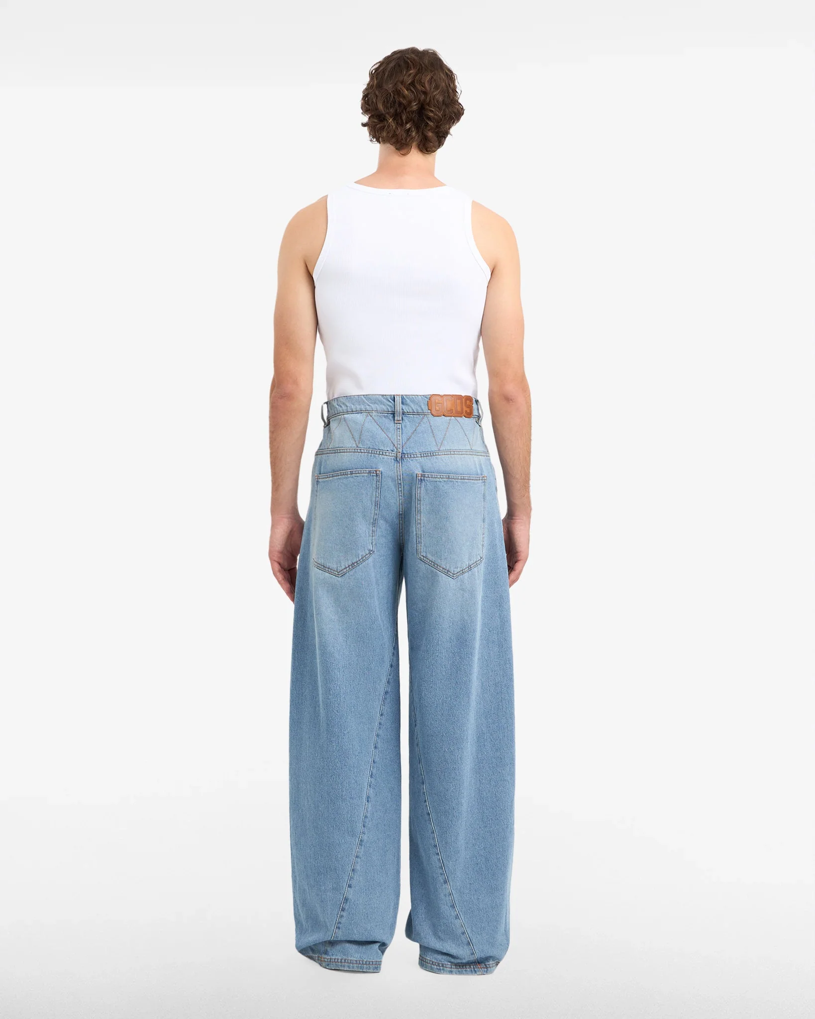 Jeans oversized in denim stone washed - Image 5