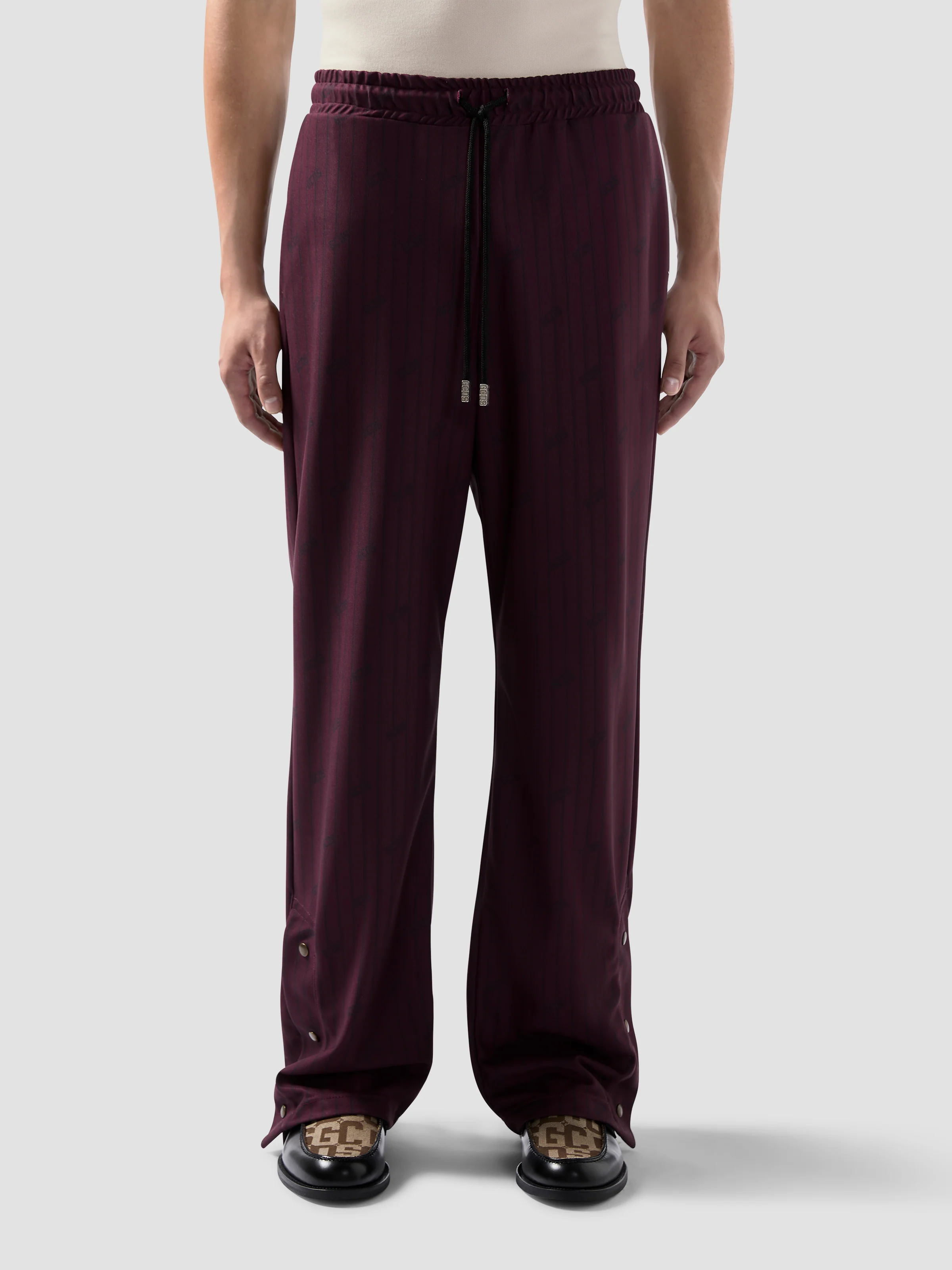 Pantaloni sportivi a righe in triacetato - Image 3