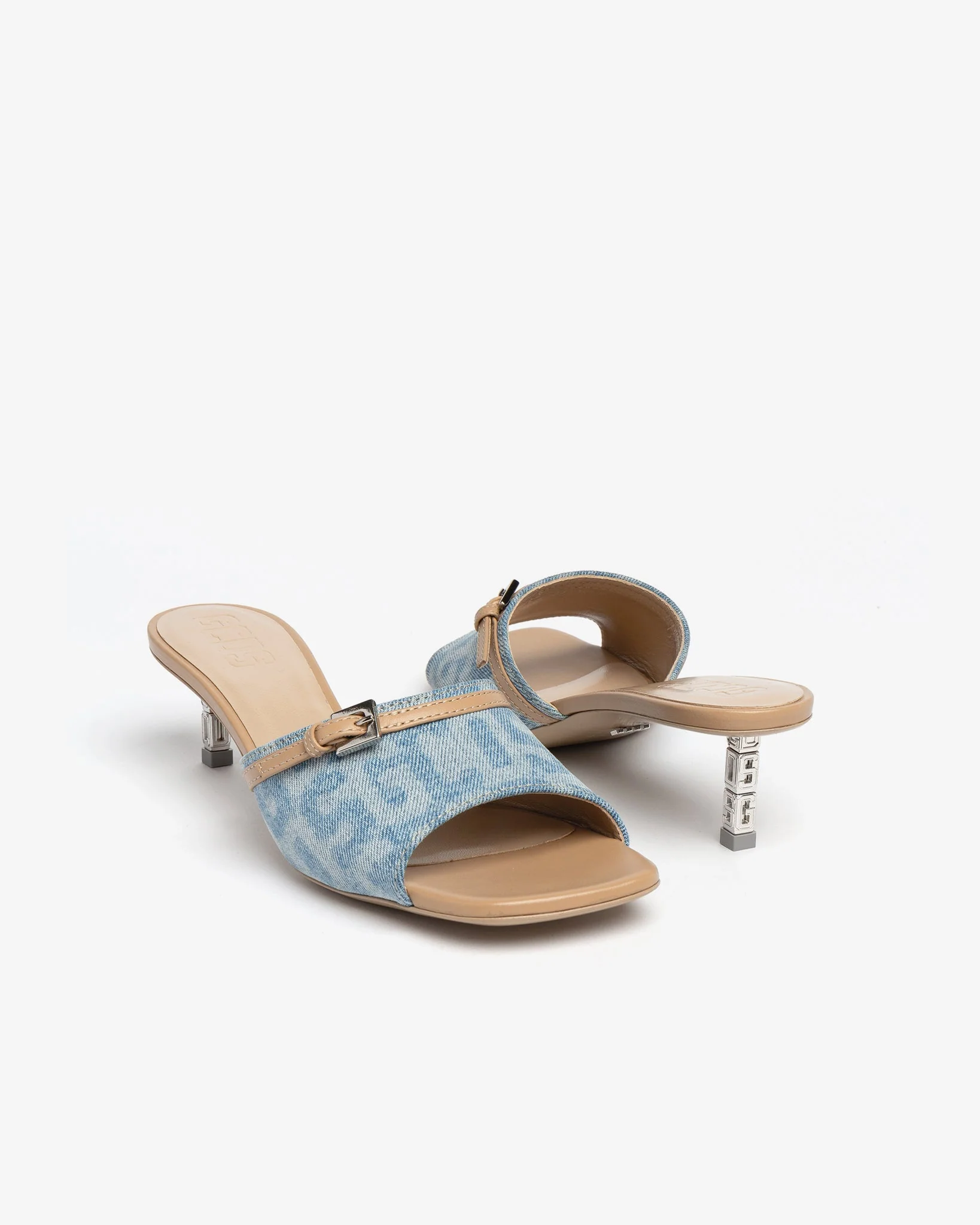 Sandali In Denim GCDS Monogram - Image 3
