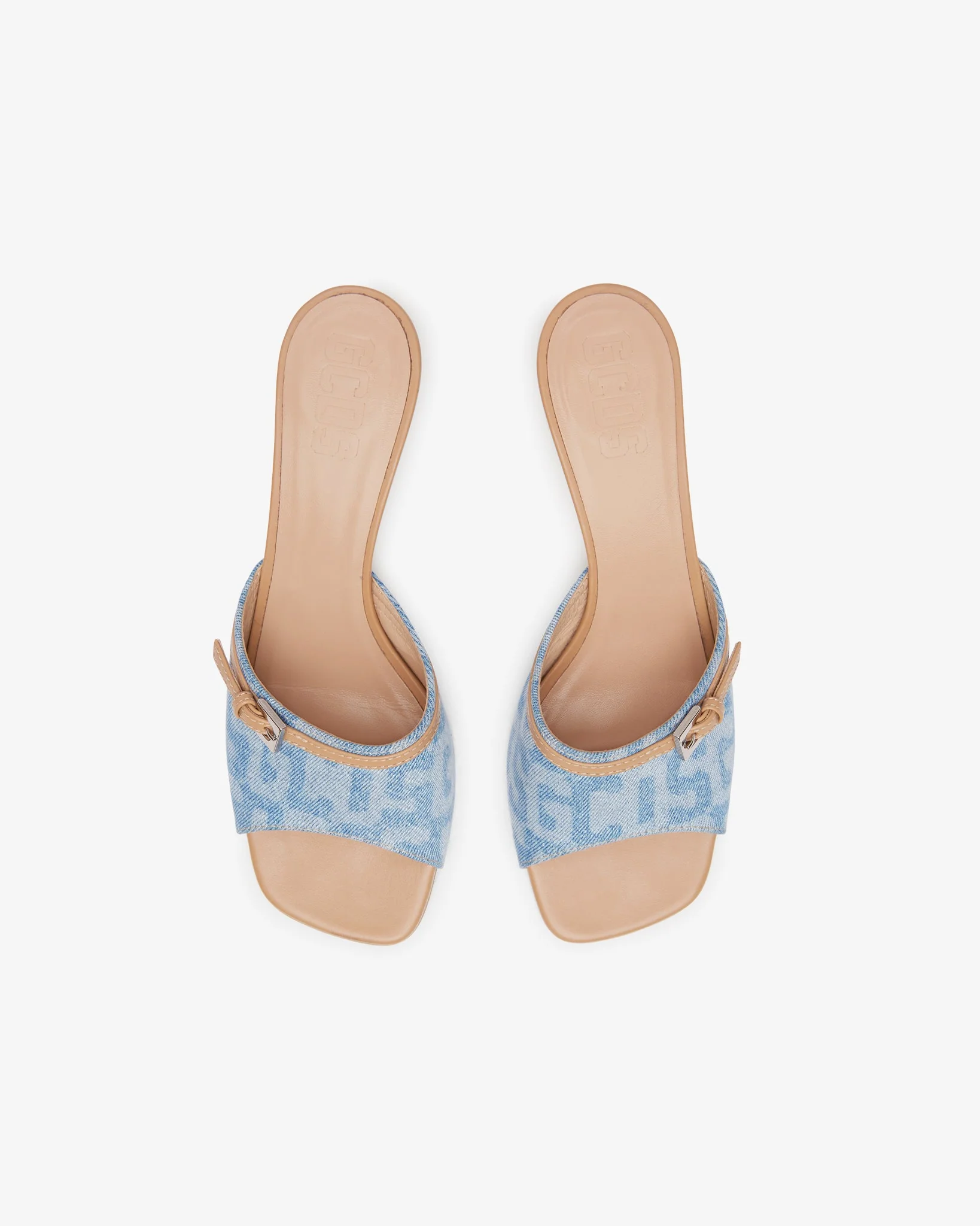 Sandali In Denim GCDS Monogram - Image 4
