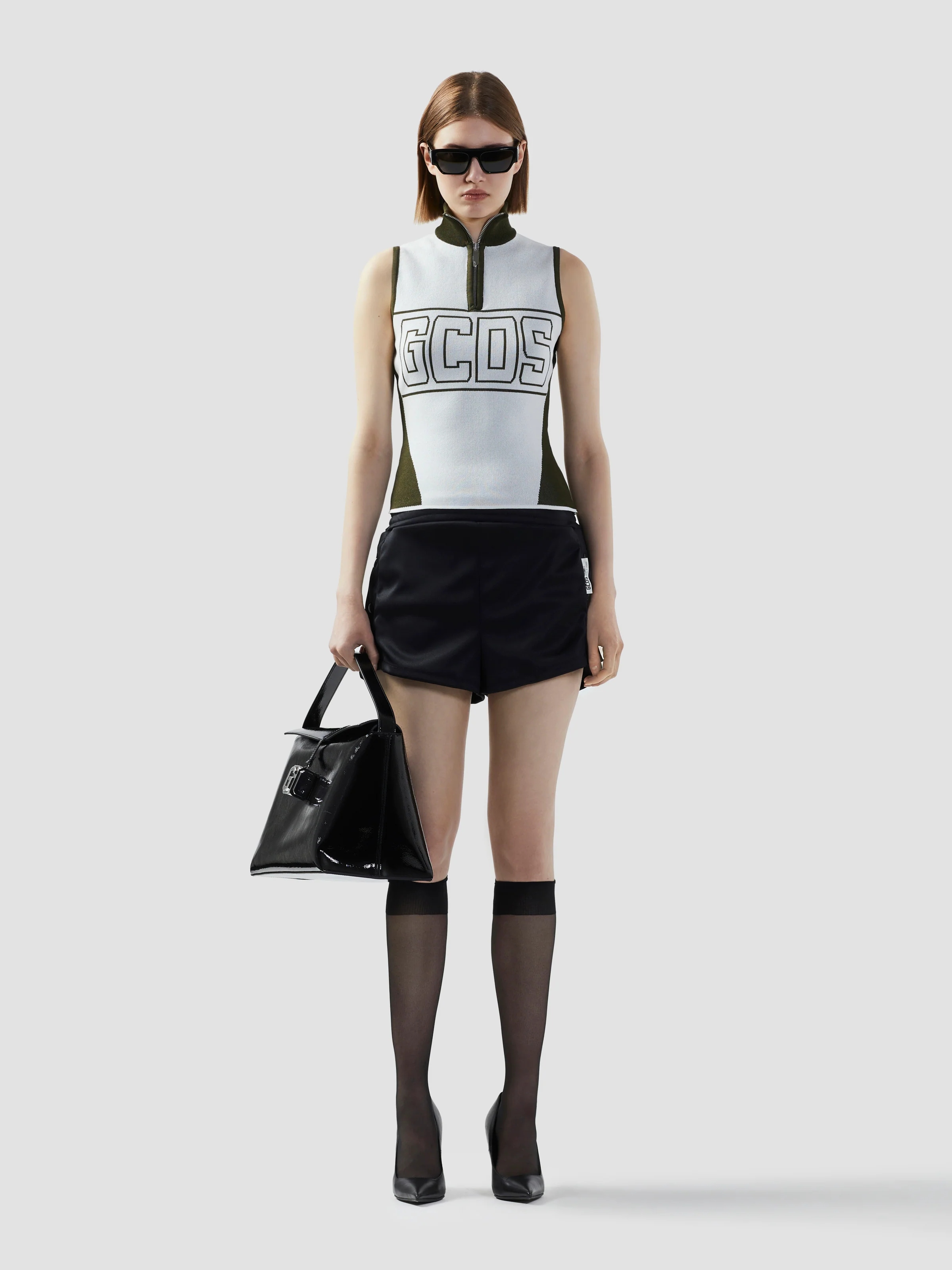 Shorts in felpa con bottoni - Image 2