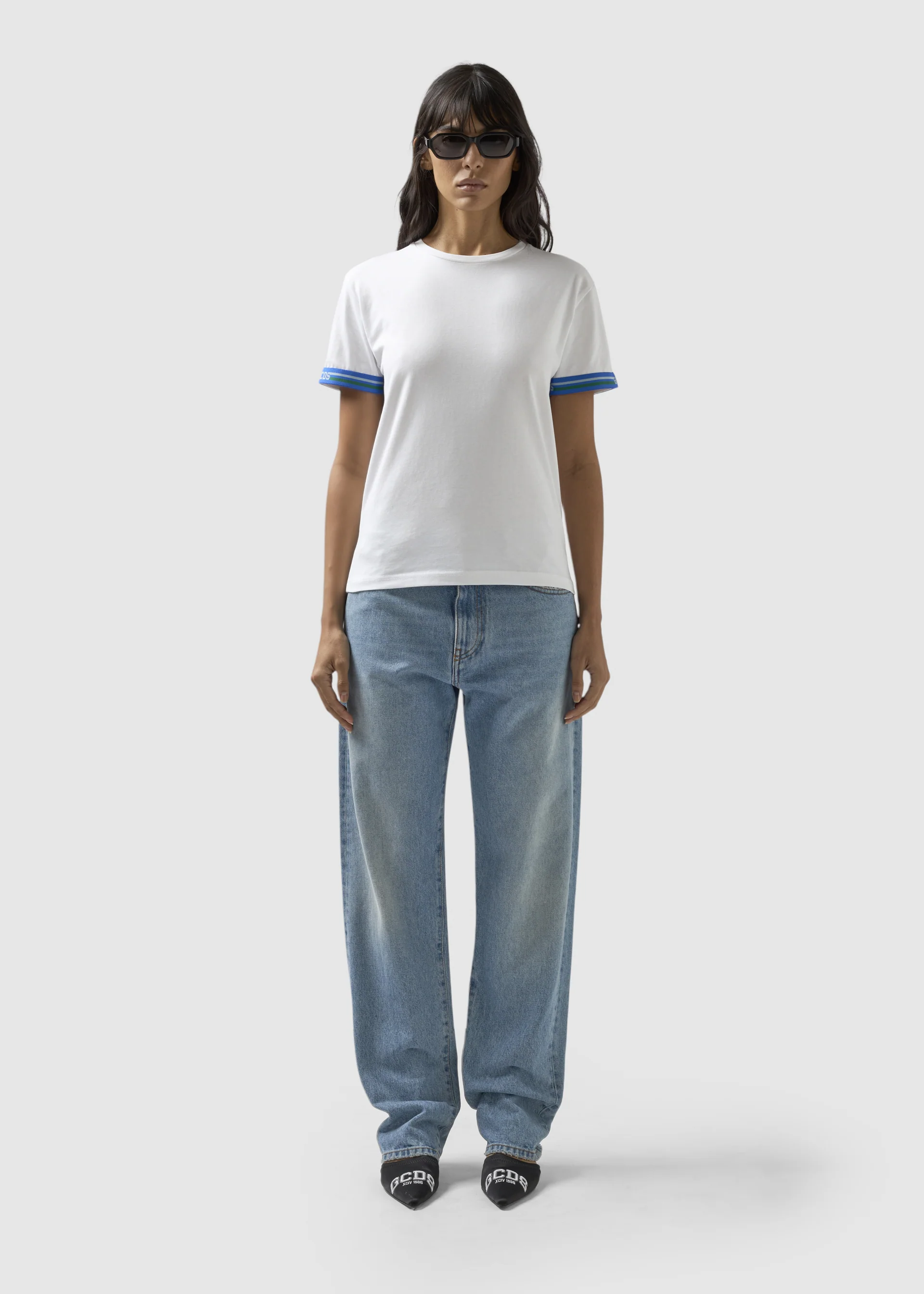 T-shirt con profili logati - Image 2